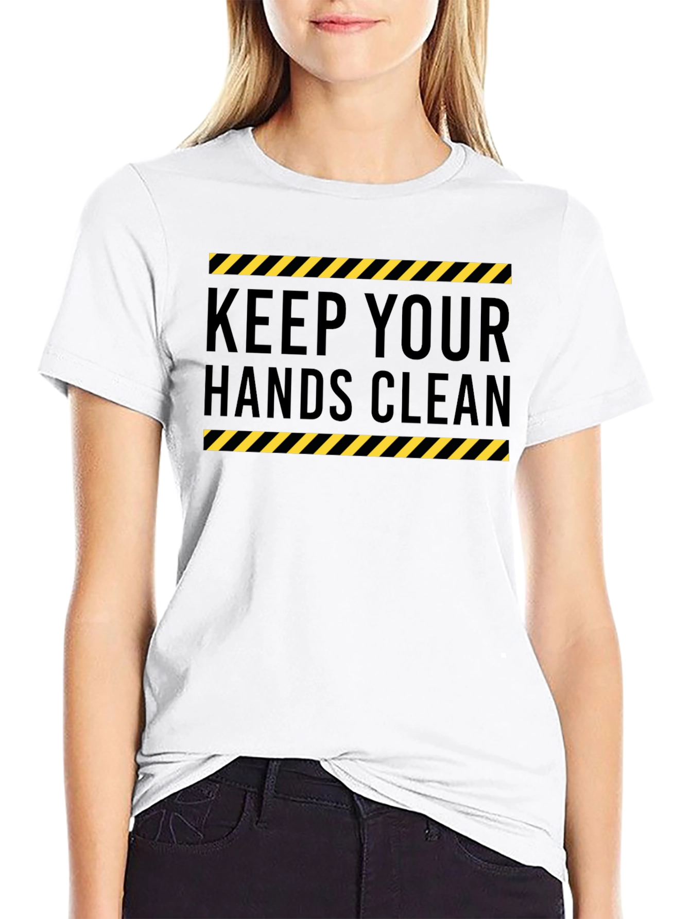 Keep Your Hands Clean - Black T-Shirt