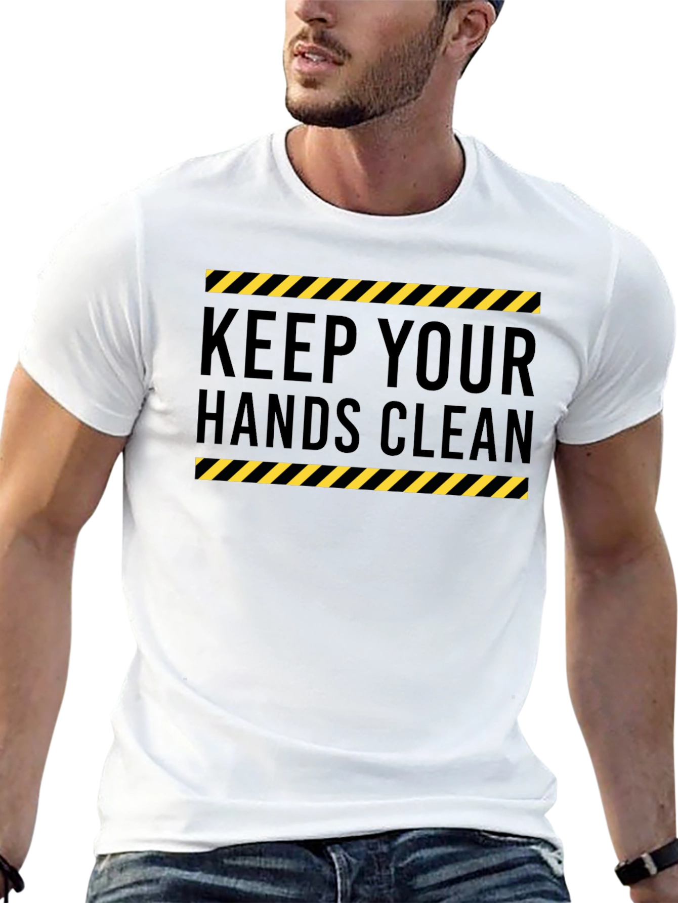 Keep Your Hands Clean - Black T-Shirt