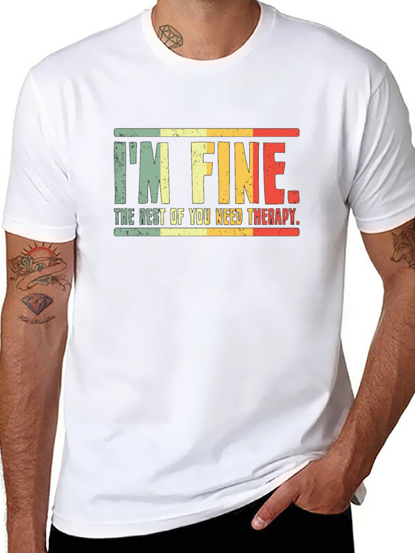 Im Fine You Need Therapy Graphic Tee