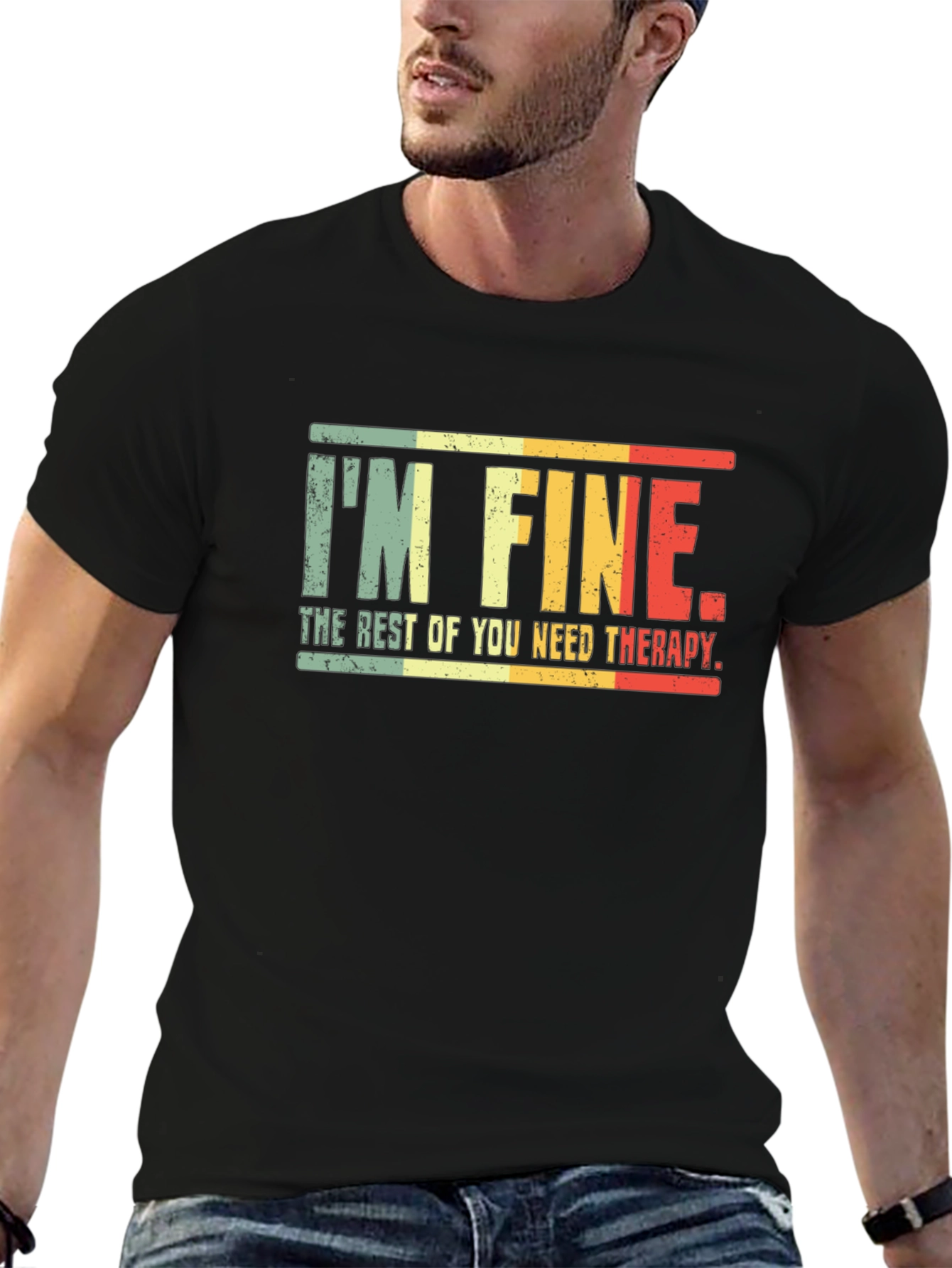 Im Fine You Need Therapy Graphic Tee