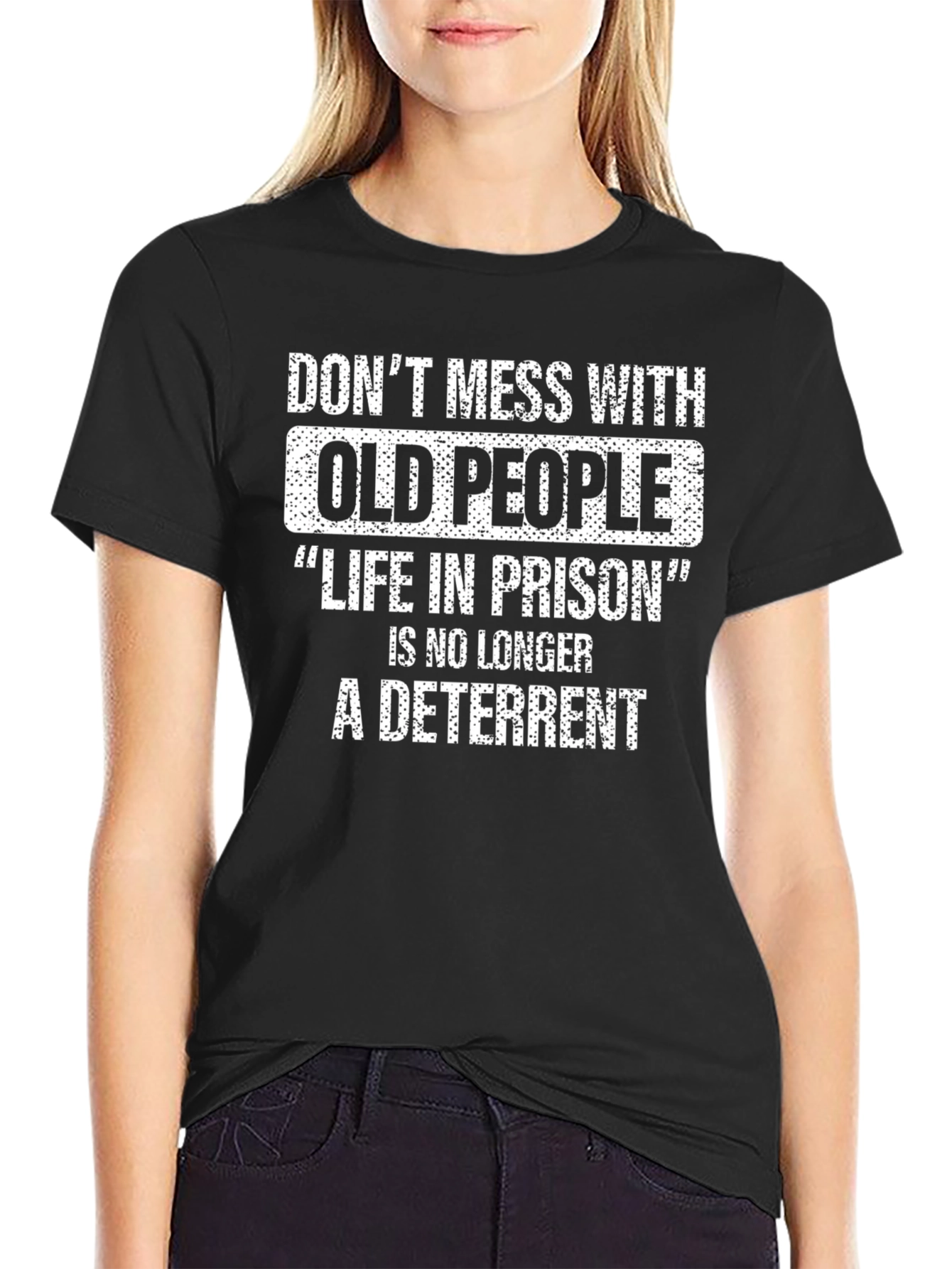 Funny Old People Prison T-Shirt