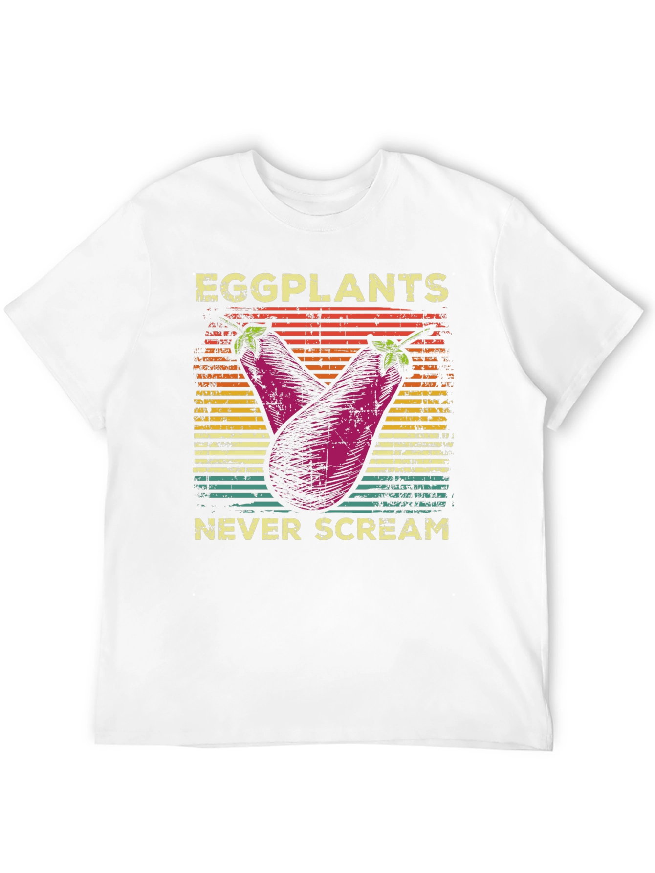 Eggplants Never Scream Graphic Tee