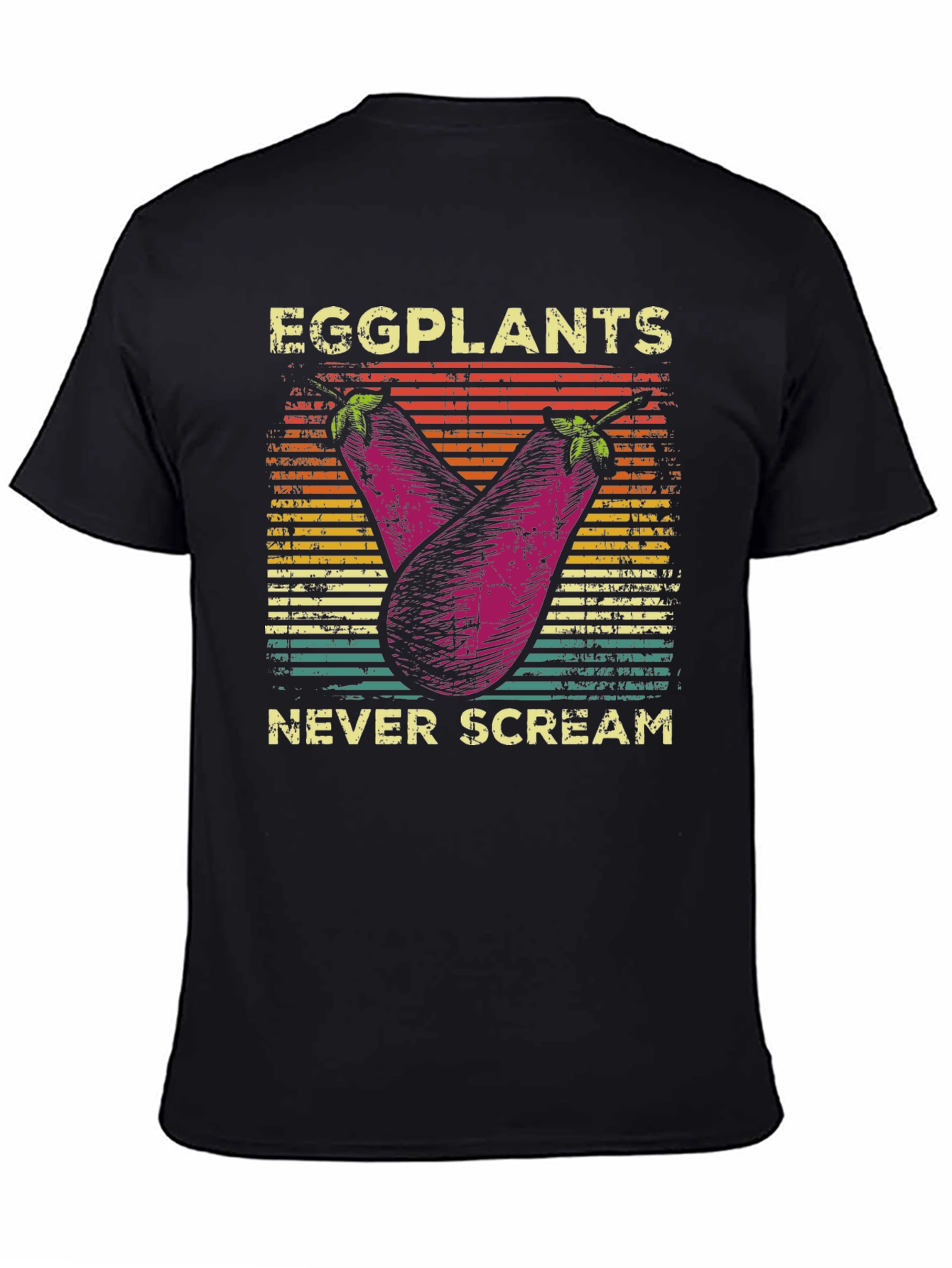 Eggplants Never Scream Graphic Tee