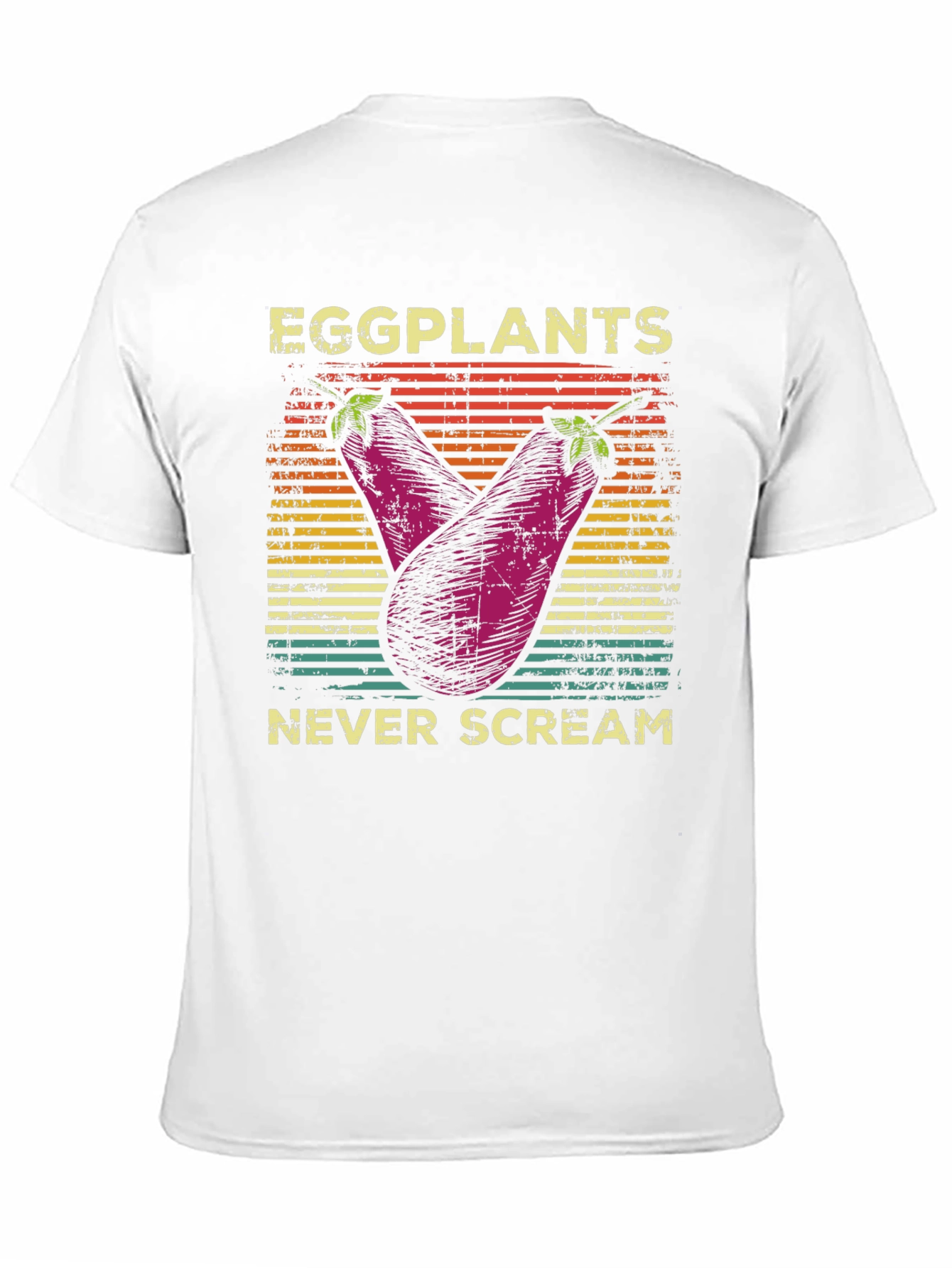 Eggplants Never Scream Graphic Tee