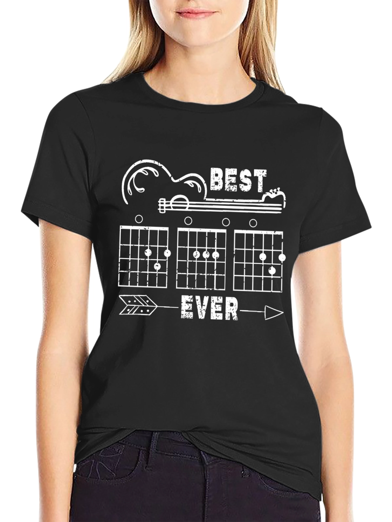 Best Guitar Chords Ever Black T-Shirt