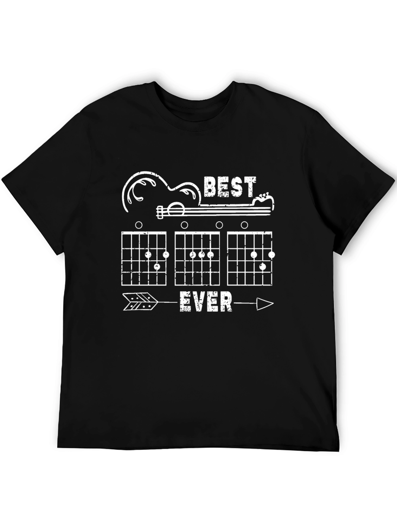 Best Guitar Chords Ever Black T-Shirt