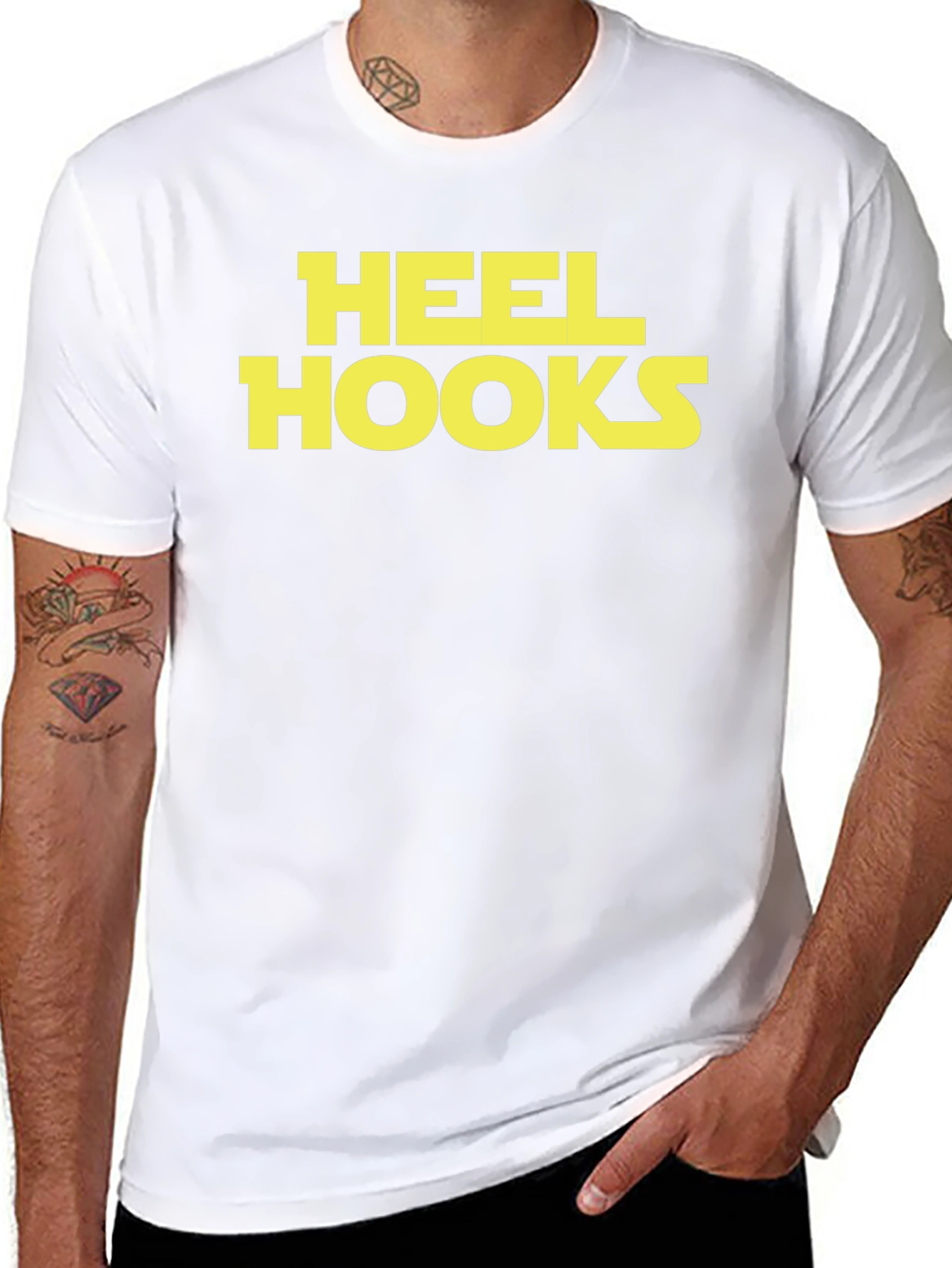 Heel Hooks Black Graphic Tee
