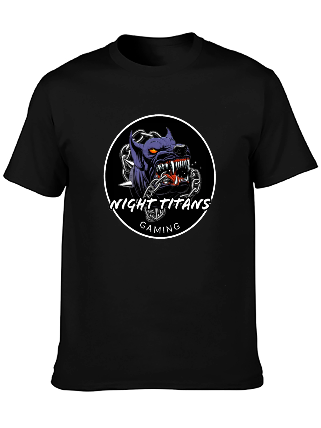 Night Titans Gaming Black T-Shirt