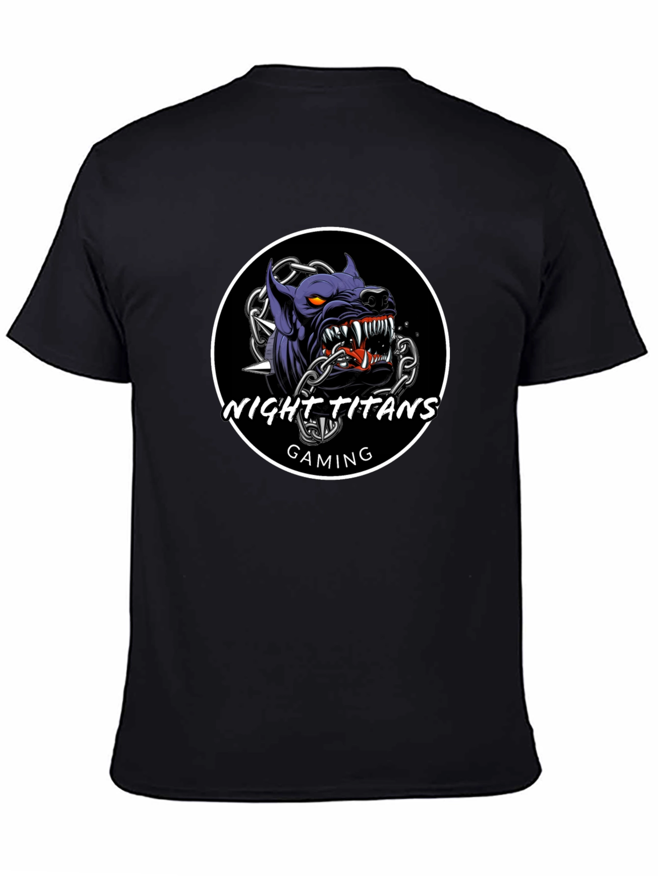 Night Titans Gaming Black T-Shirt