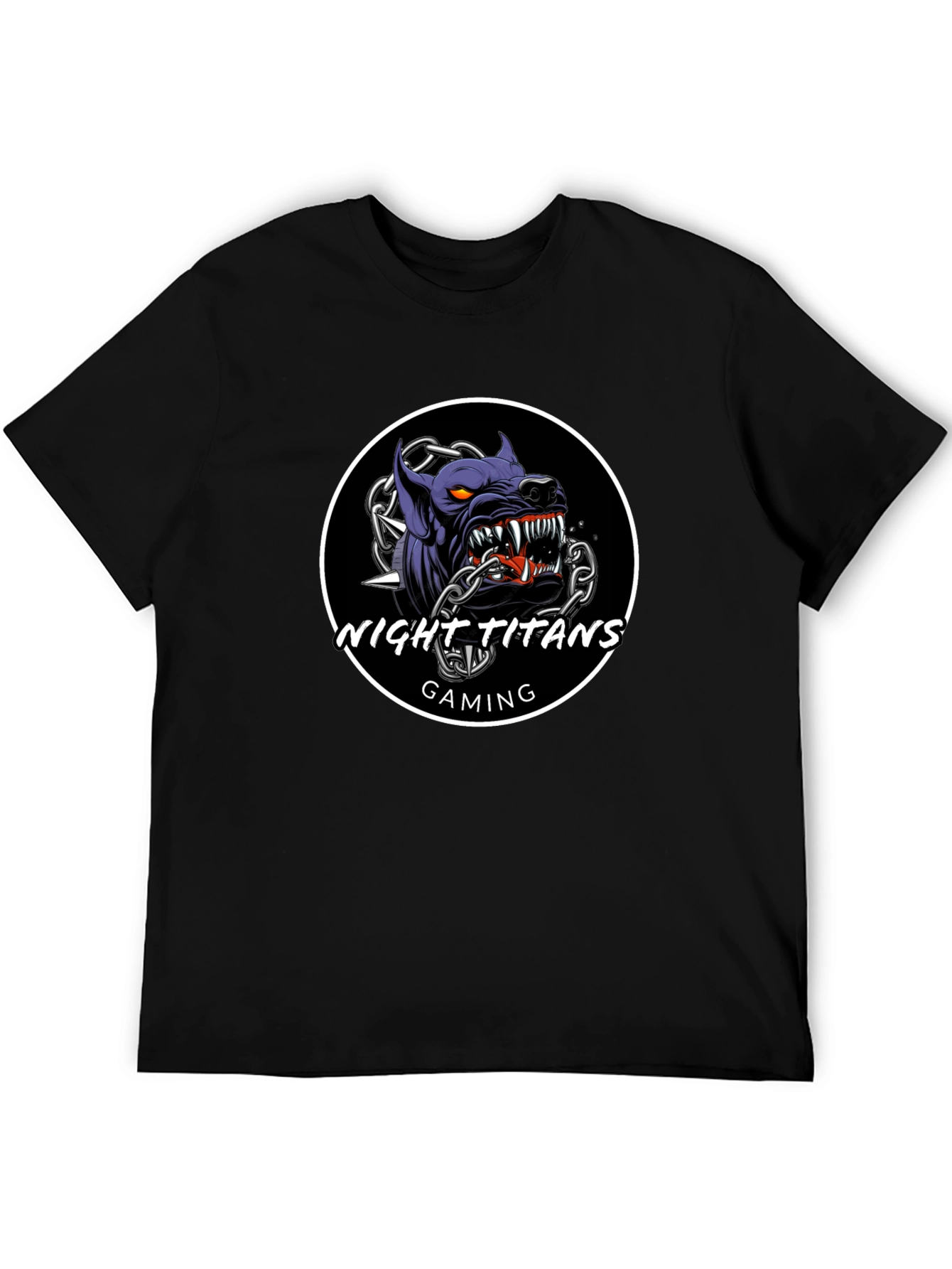 Night Titans Gaming Black T-Shirt