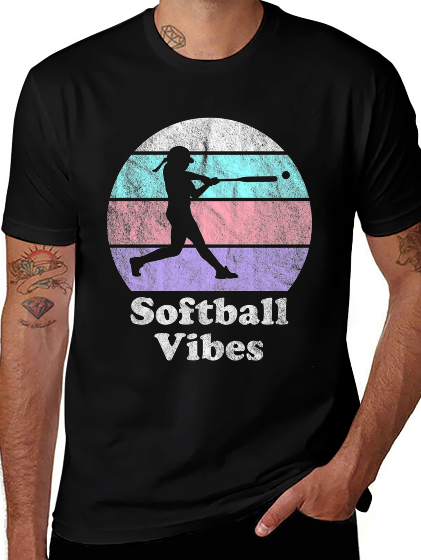 Softball Vibes Graphic Tee