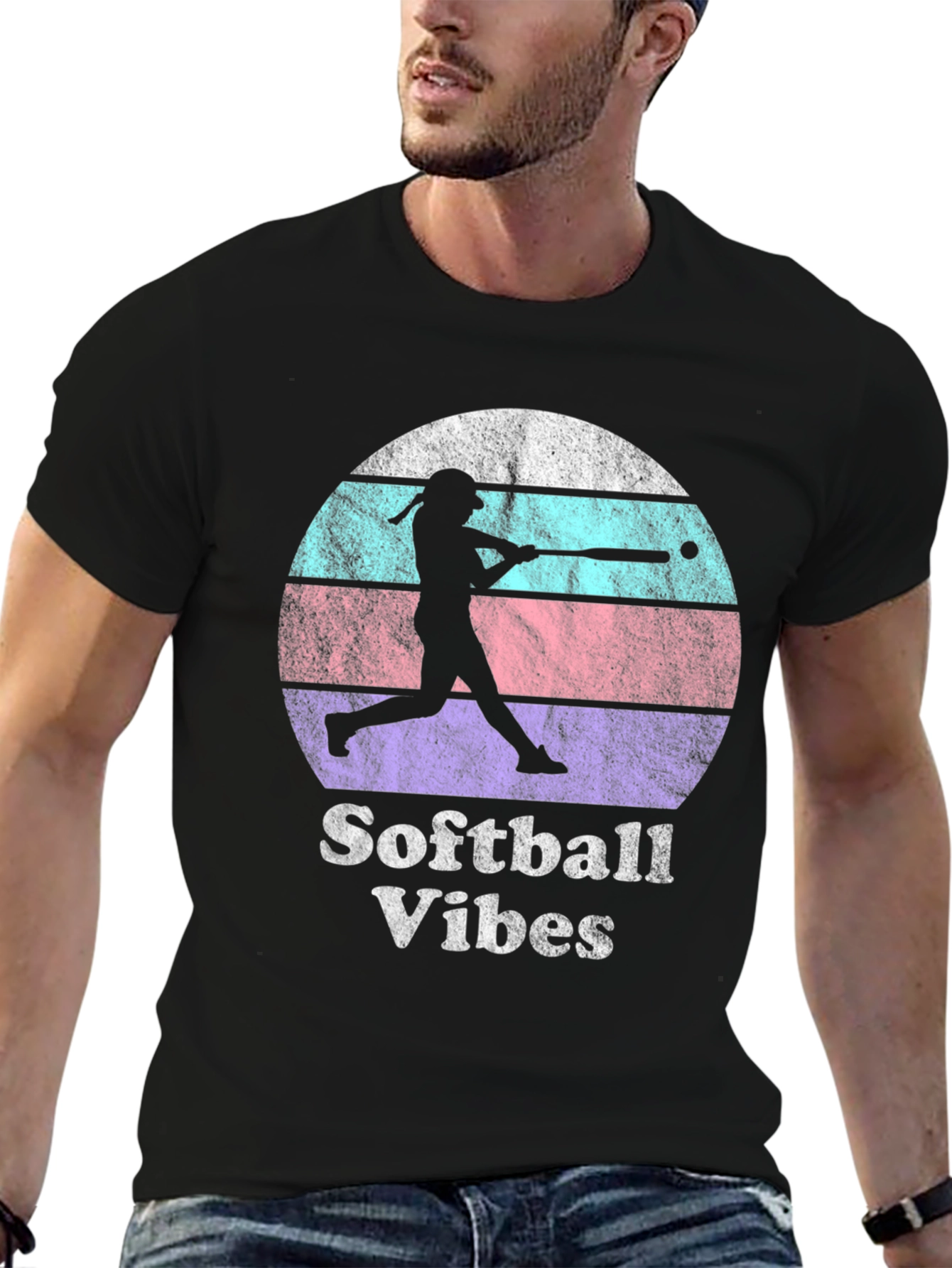 Softball Vibes Graphic Tee