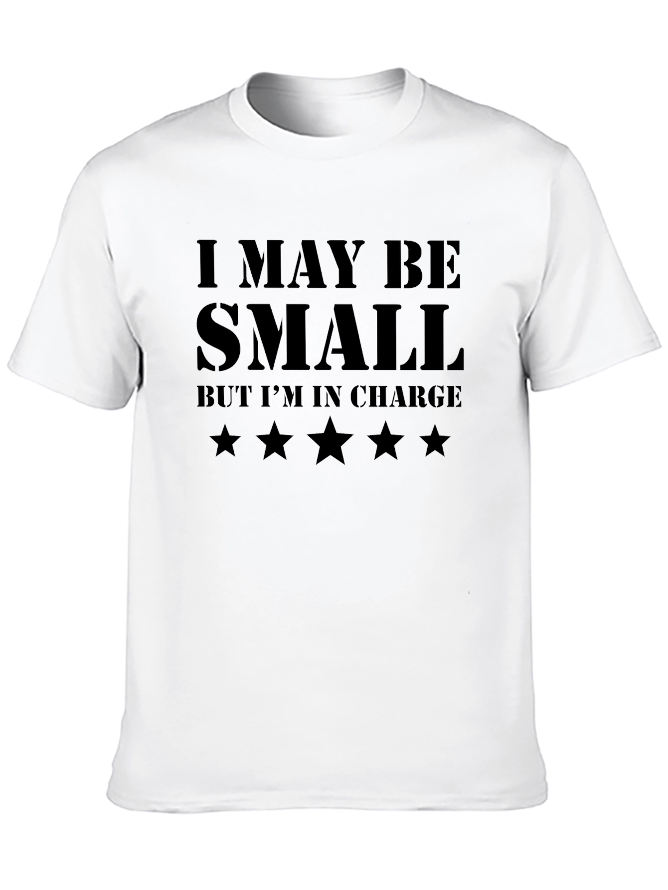 I May Be Small T-Shirt - Black Graphic Tee