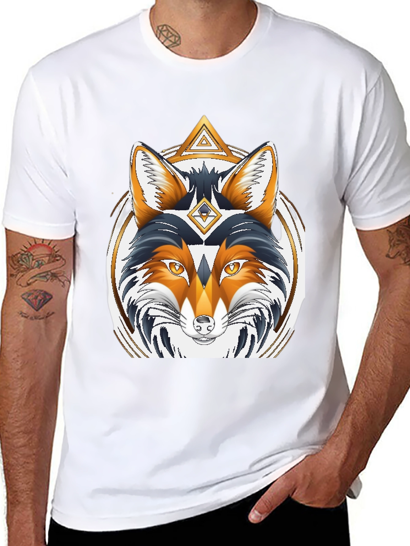 Fox Graphic Tee - Mens Black T-Shirt