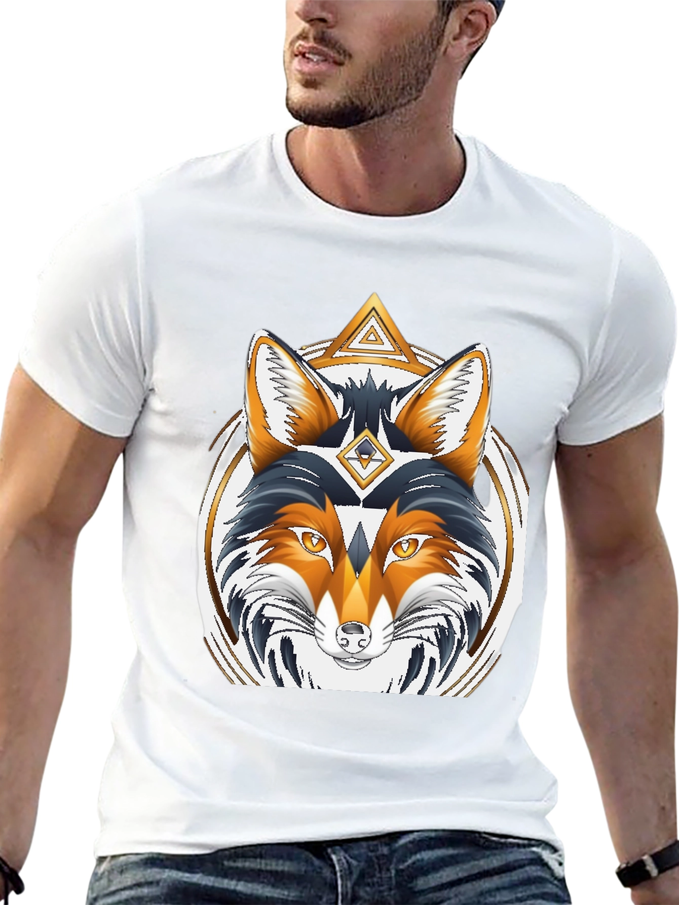 Fox Graphic Tee - Mens Black T-Shirt