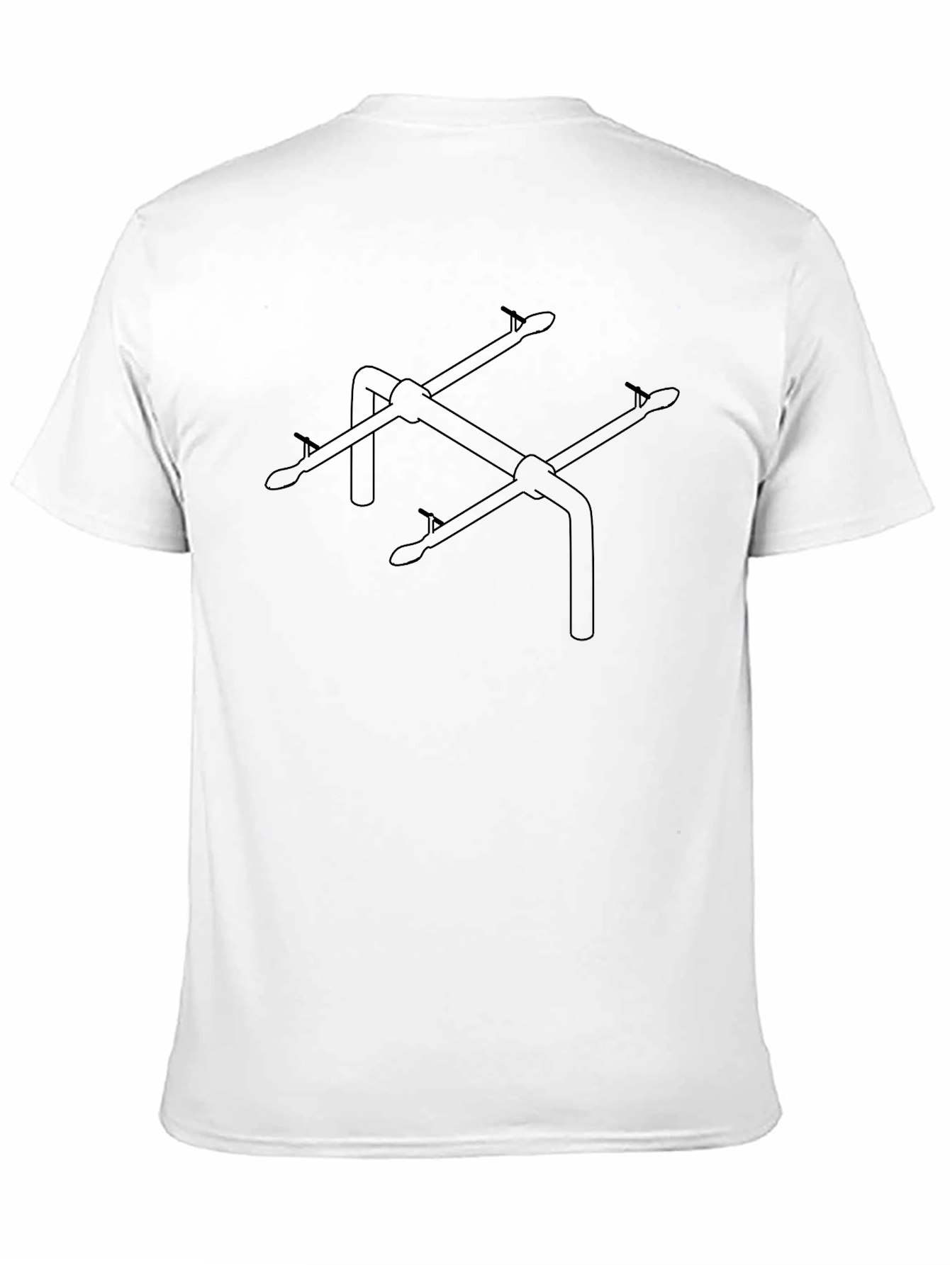 Seesaw Graphic Tee - Minimalist Playful Design