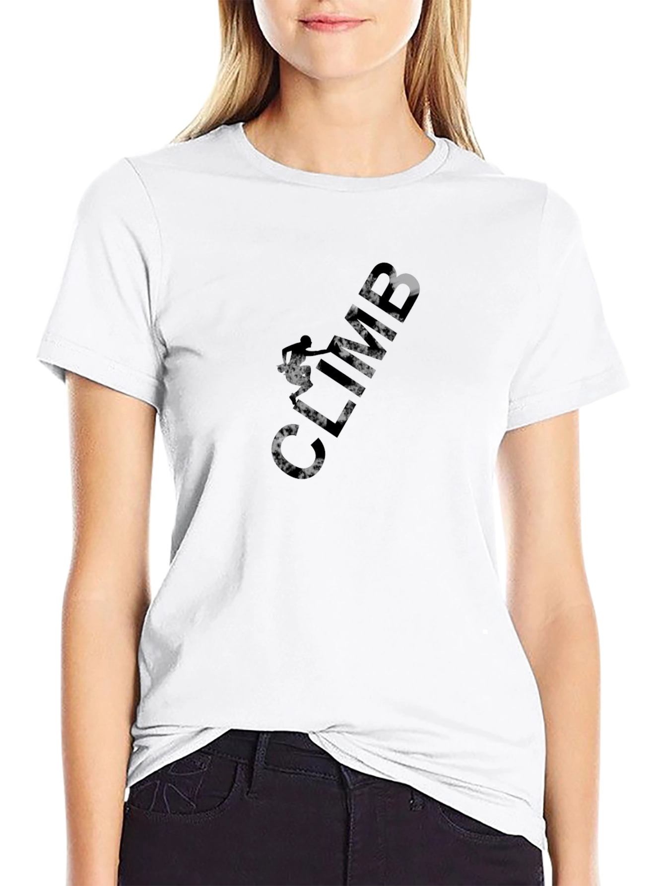 Black Climb Graphic T-Shirt