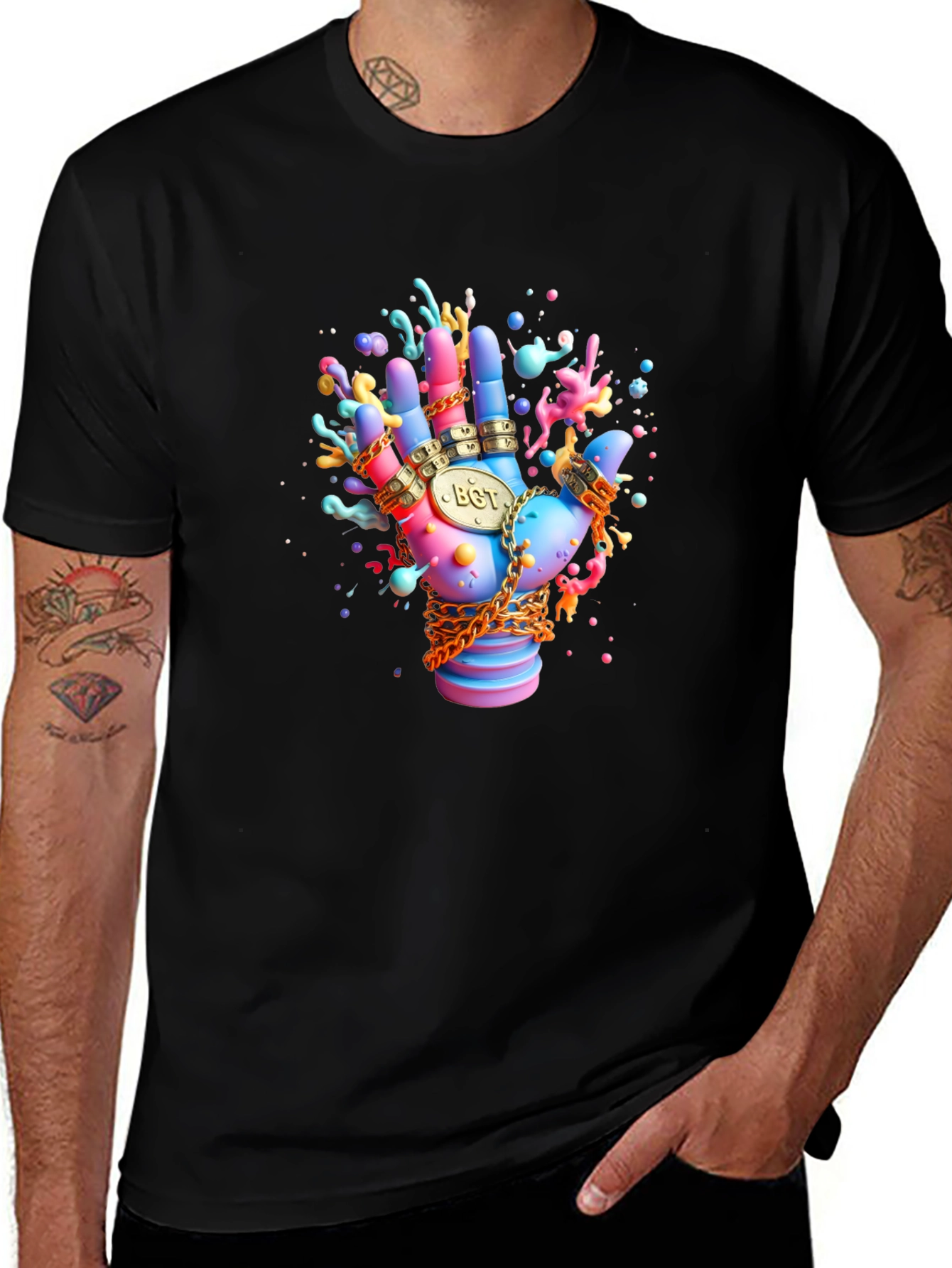 Hand Graphic T-Shirt - Bold Streetwear