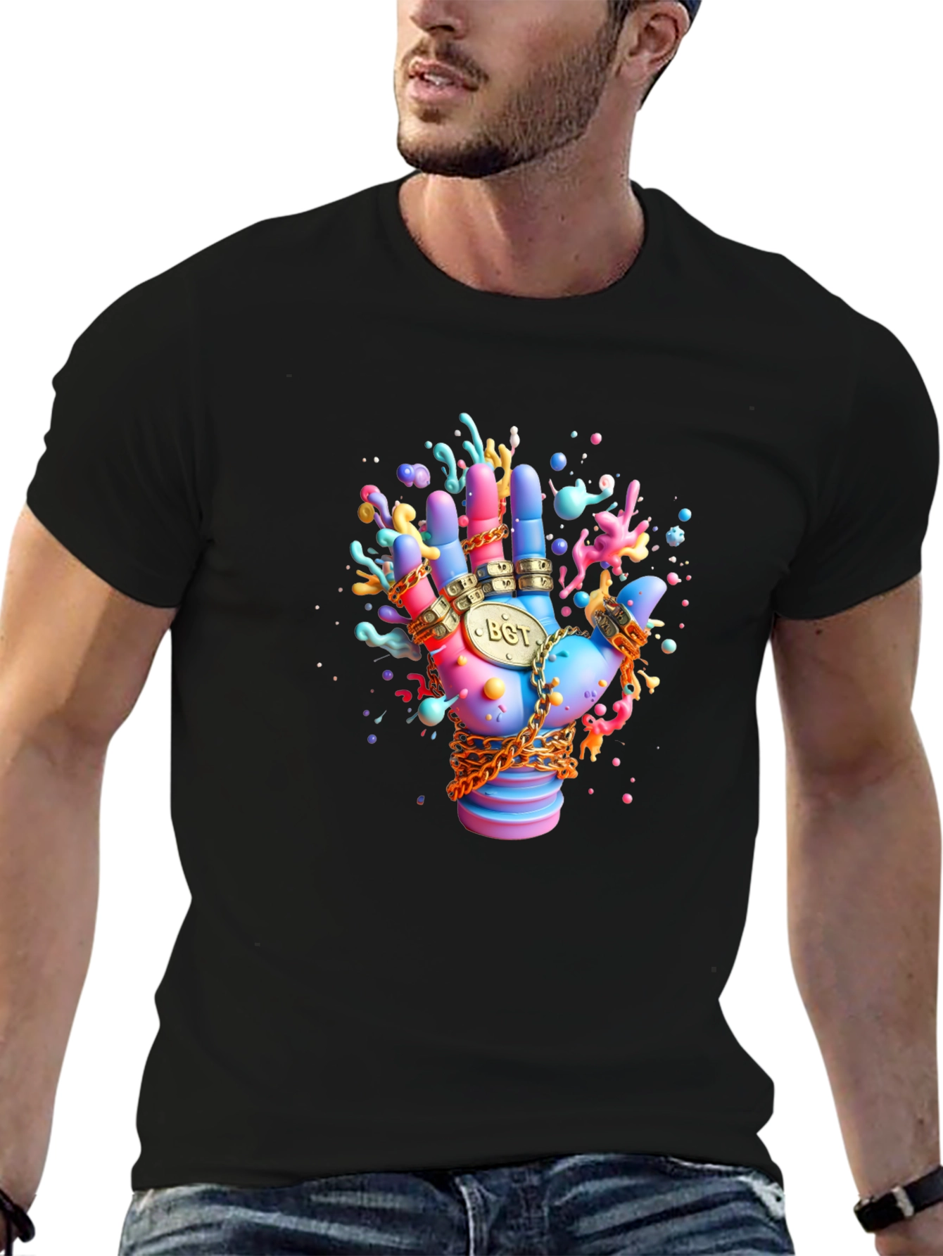 Hand Graphic T-Shirt - Bold Streetwear