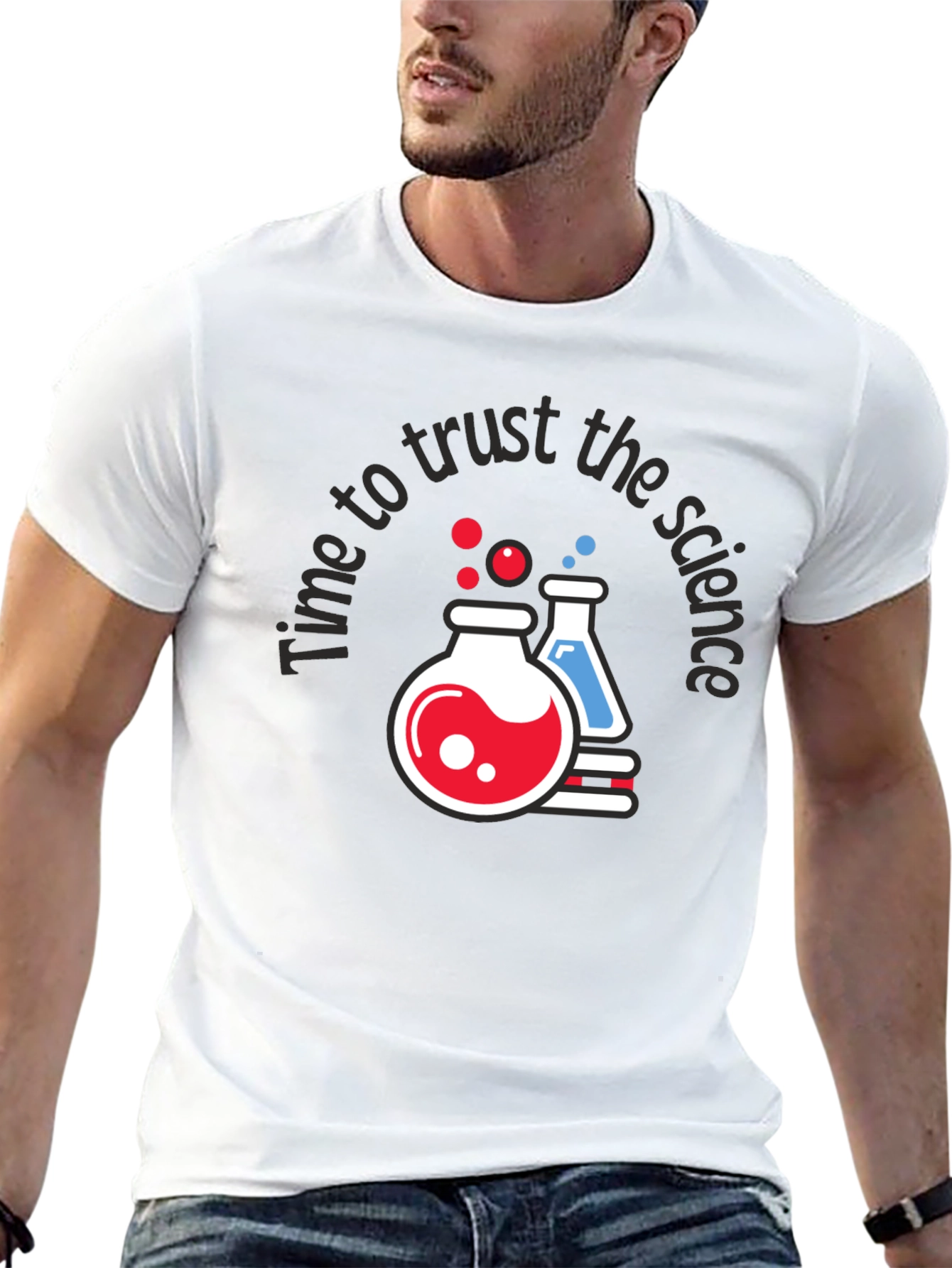 Time To Trust The Science Graphic Tee