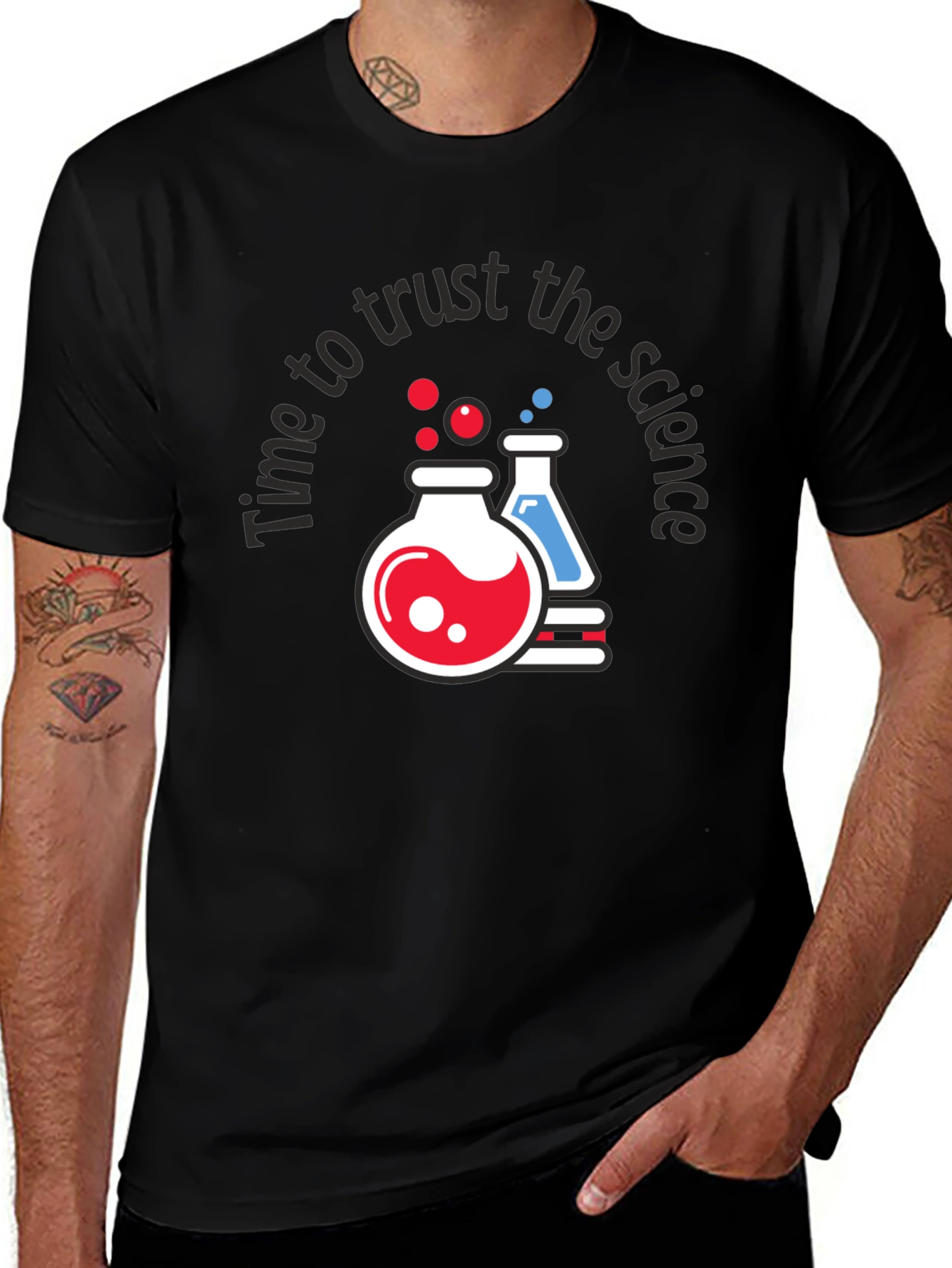 Time To Trust The Science Graphic Tee