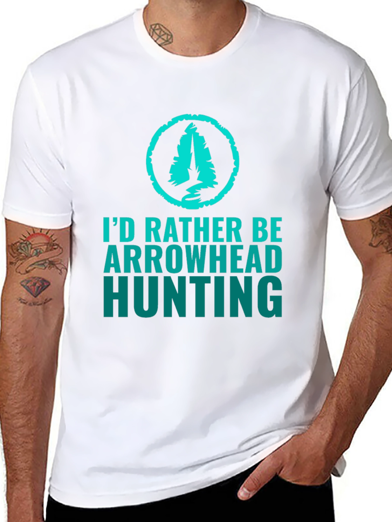 Arrowhead Hunting Graphic Tee - Soft Cotton Comfort