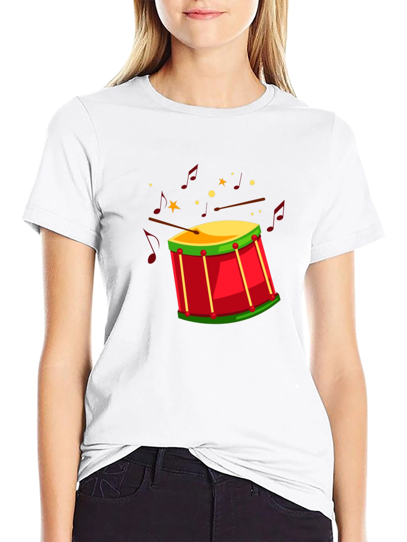 Drum Graphic T-Shirt - Musician Style Tee