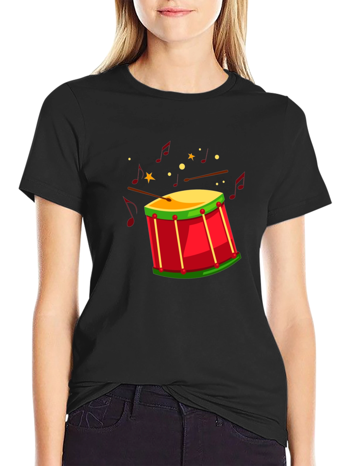 Drum Graphic T-Shirt - Musician Style Tee