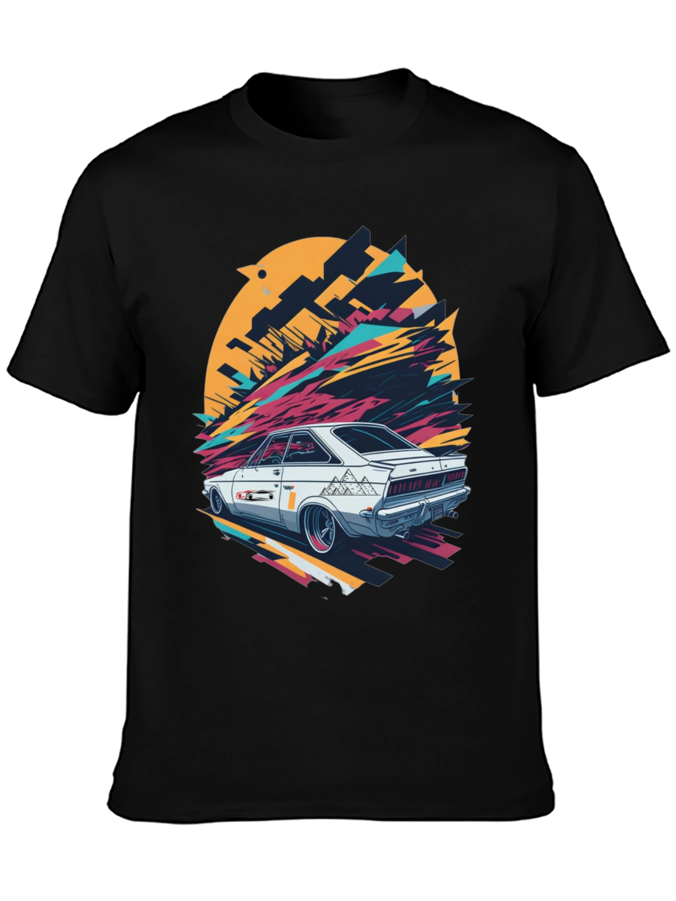 Retro Car Graphic T-Shirt - Cool Automotive Design