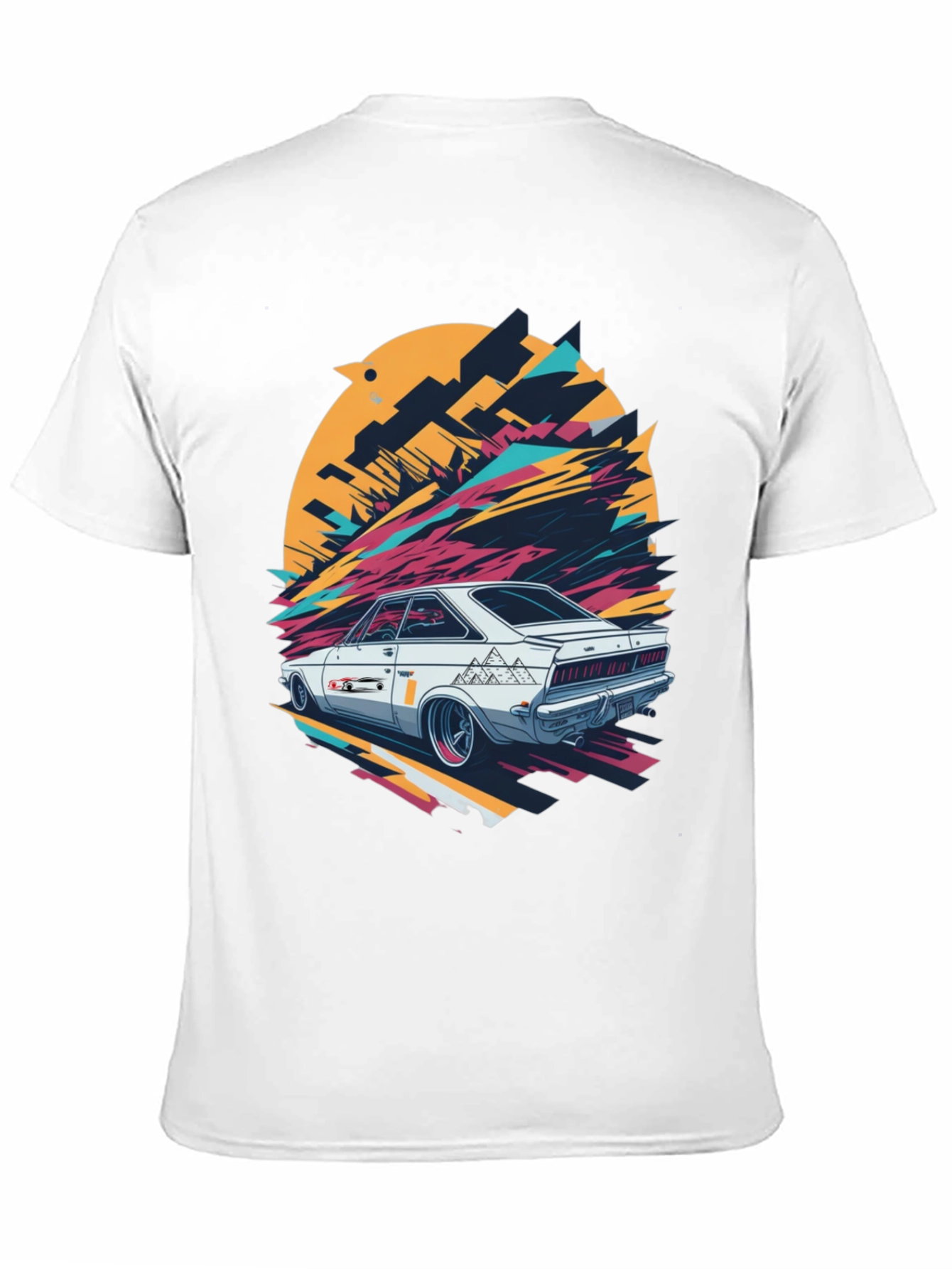 Retro Car Graphic T-Shirt - Cool Automotive Design
