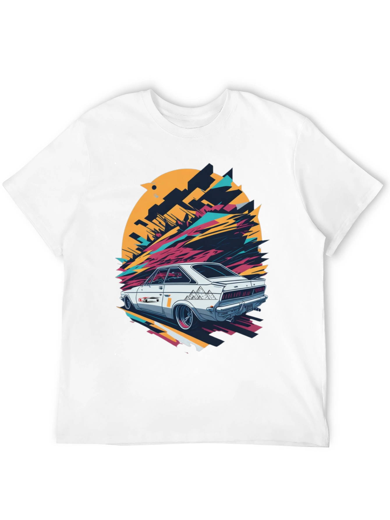 Retro Car Graphic T-Shirt - Cool Automotive Design