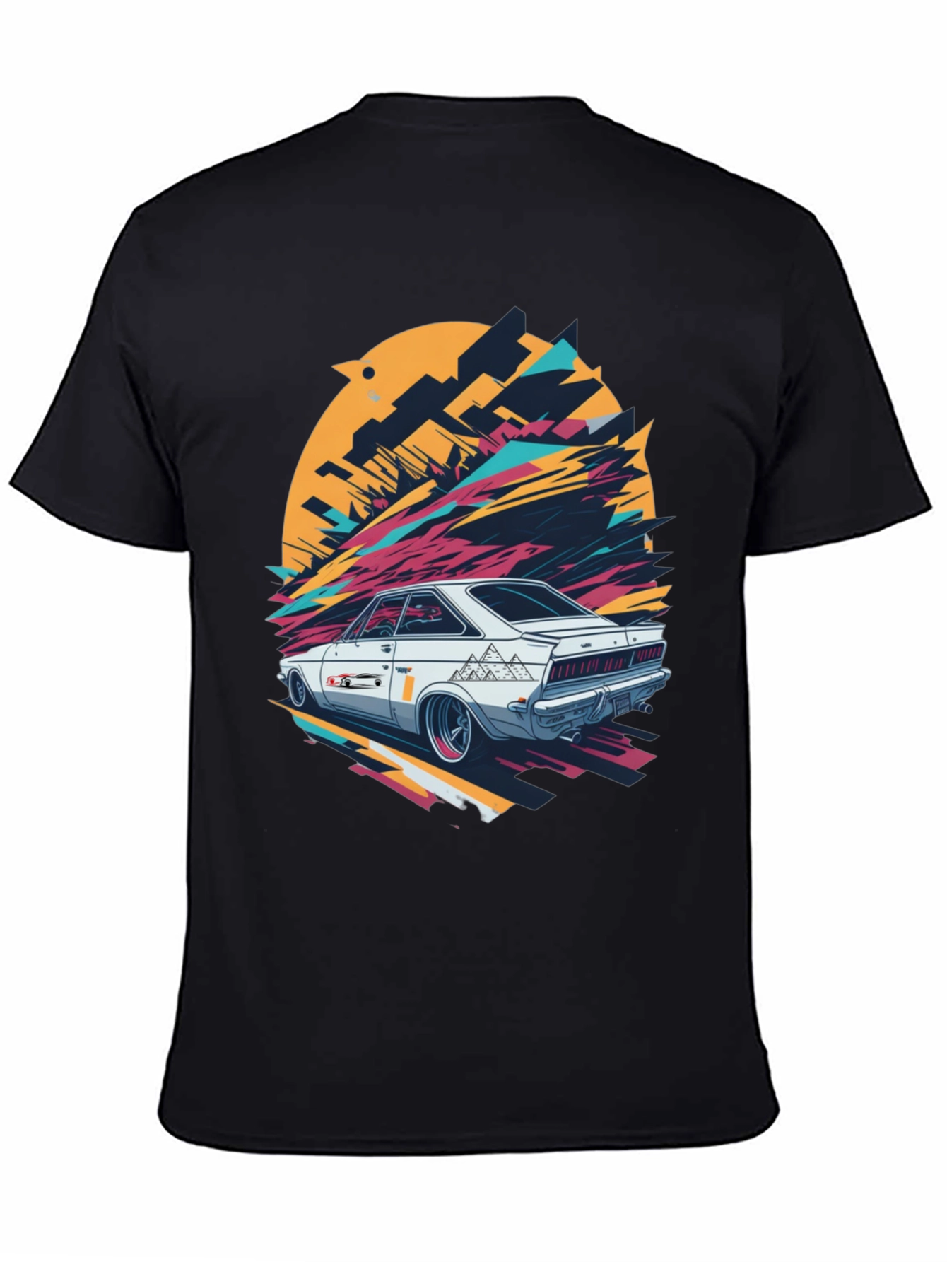 Retro Car Graphic T-Shirt - Cool Automotive Design