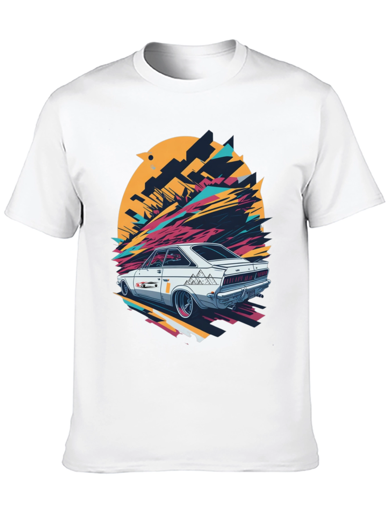 Retro Car Graphic T-Shirt - Cool Automotive Design