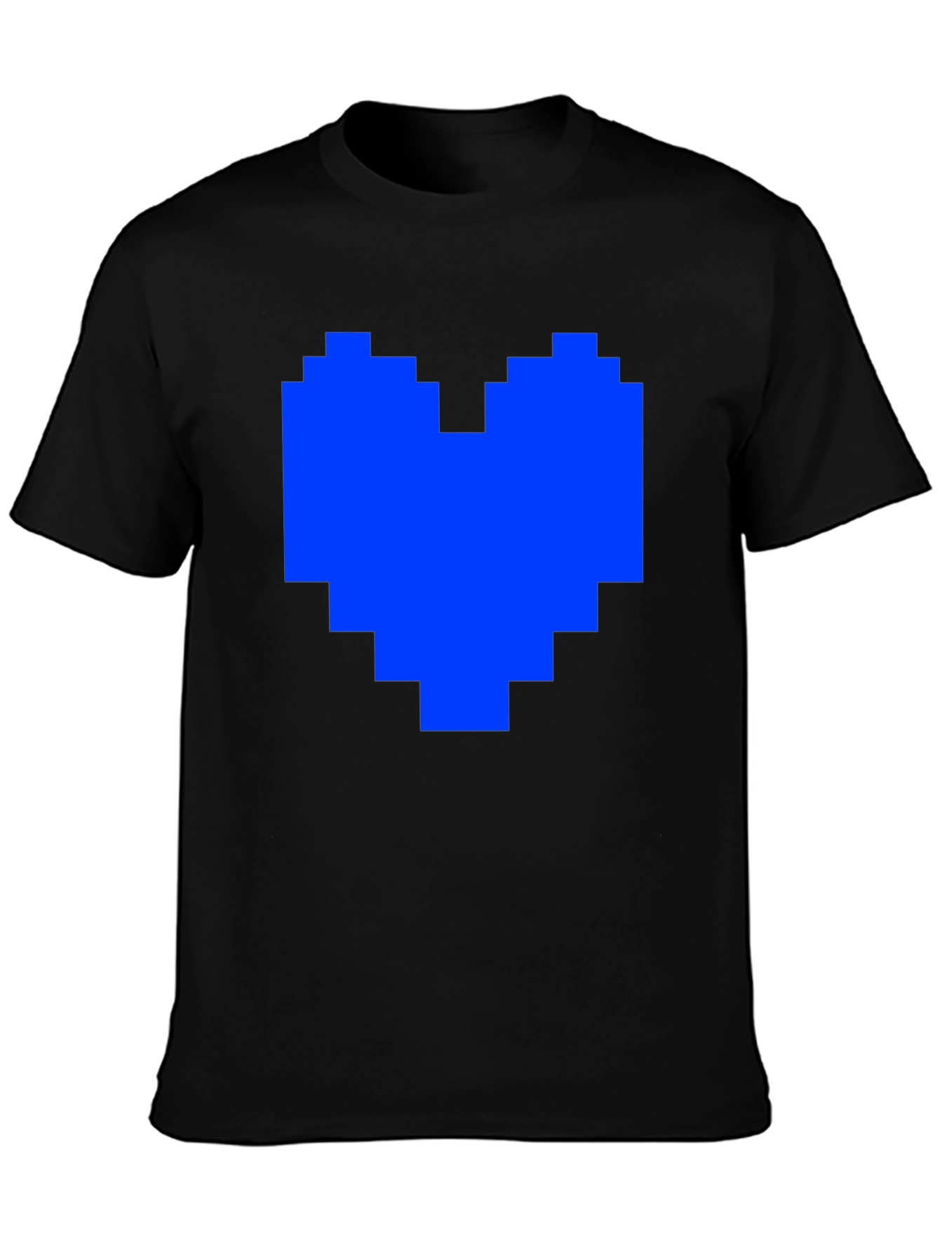 Pixel Heart Black T-Shirt
