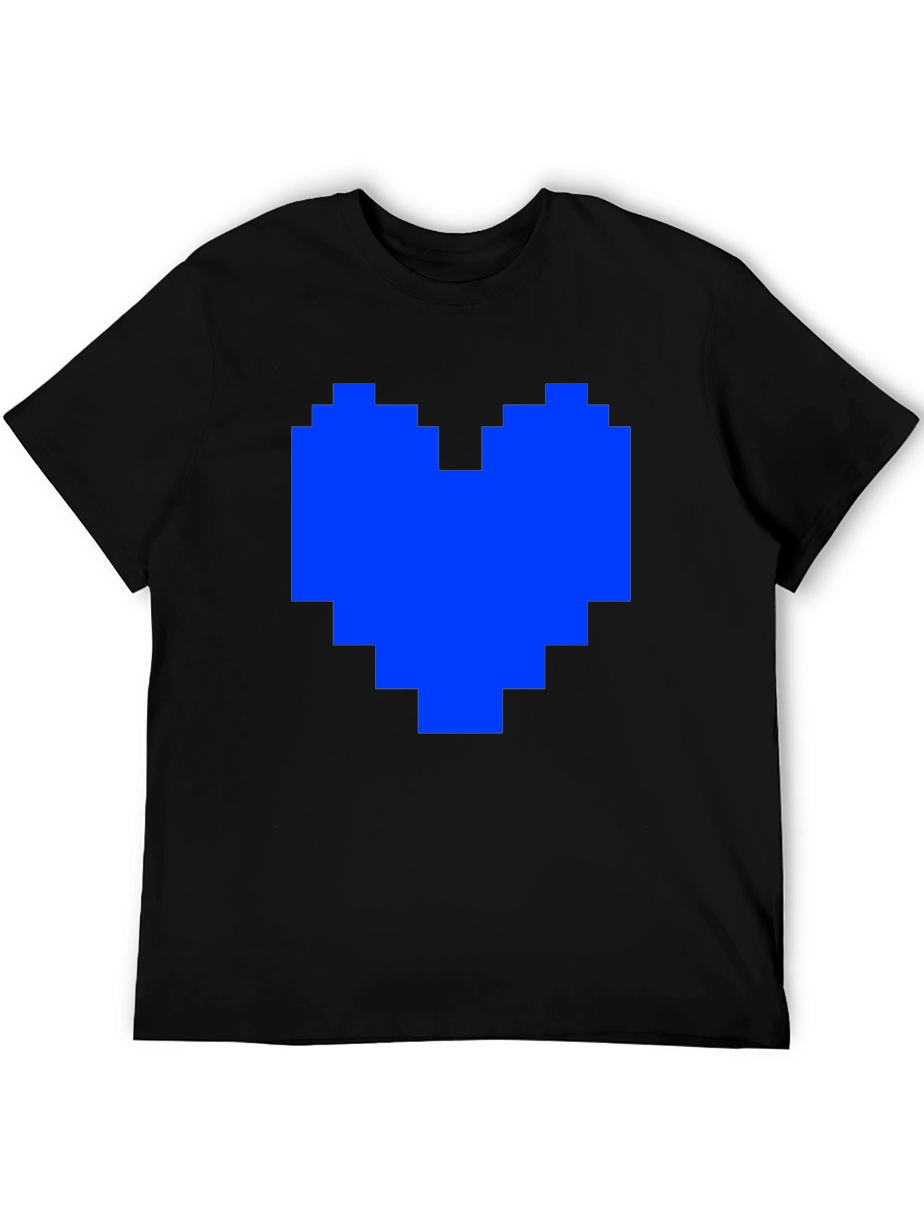 Pixel Heart Black T-Shirt