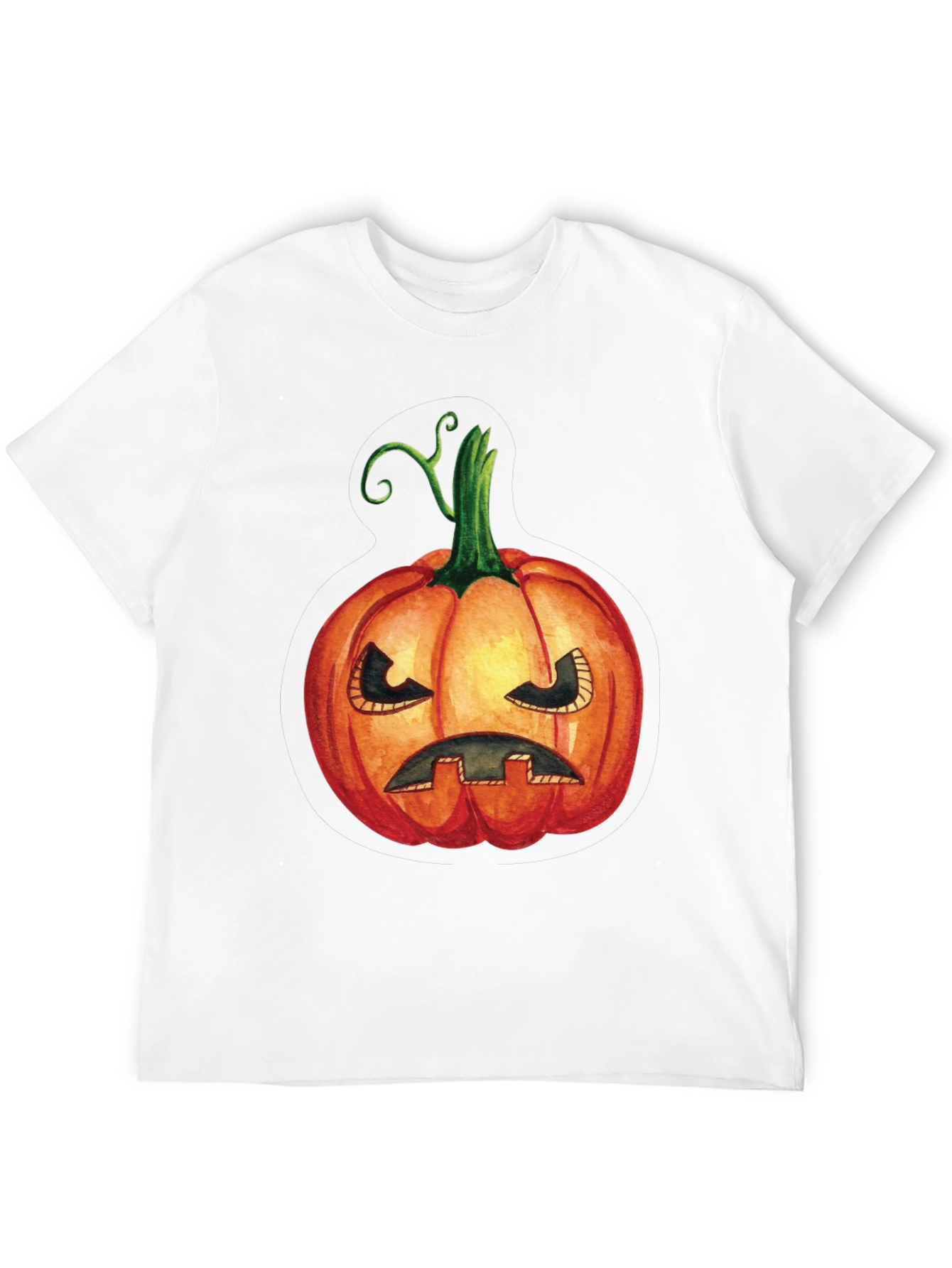 Halloween Pumpkin T-Shirt - Spooky Jack-O-Lantern Tee