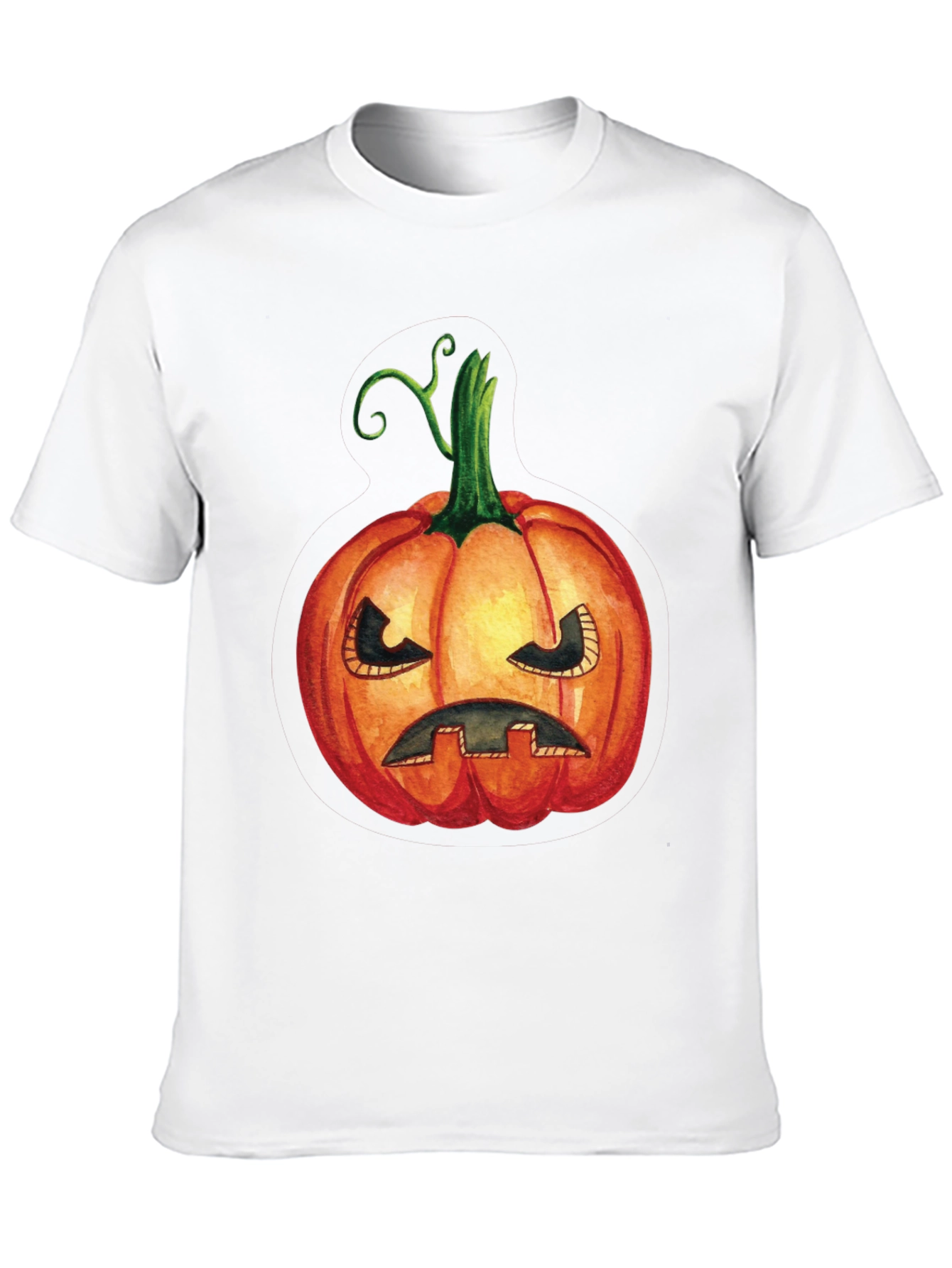 Halloween Pumpkin T-Shirt - Spooky Jack-O-Lantern Tee