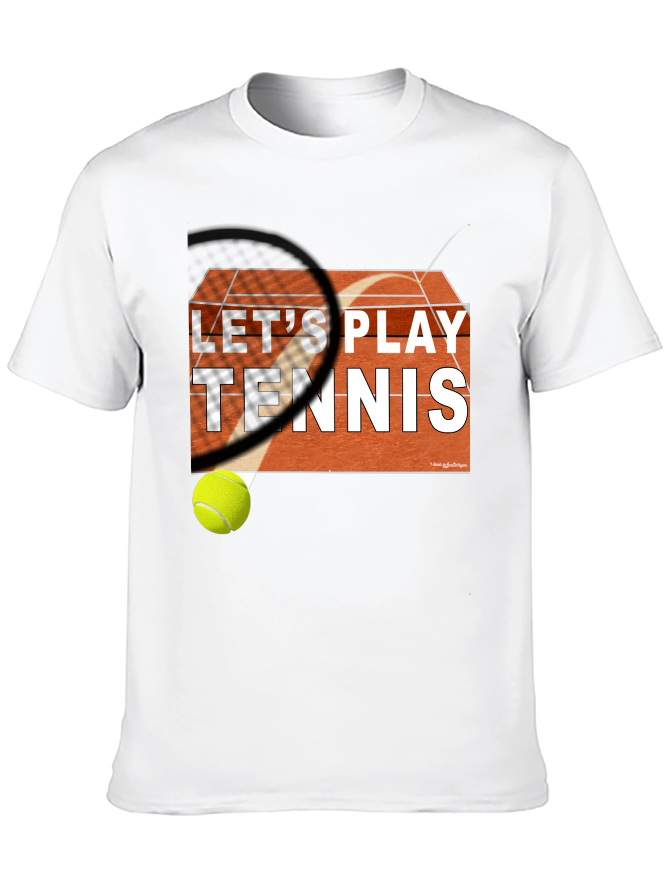 Lets Play Tennis Graphic Tee