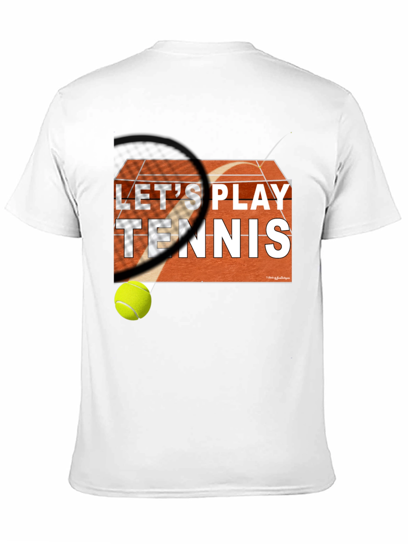 Lets Play Tennis Graphic Tee