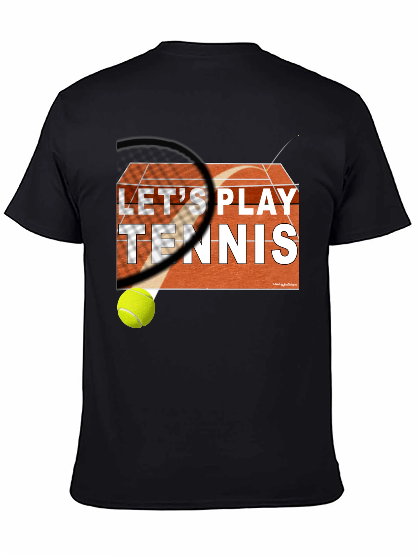 Lets Play Tennis Graphic Tee