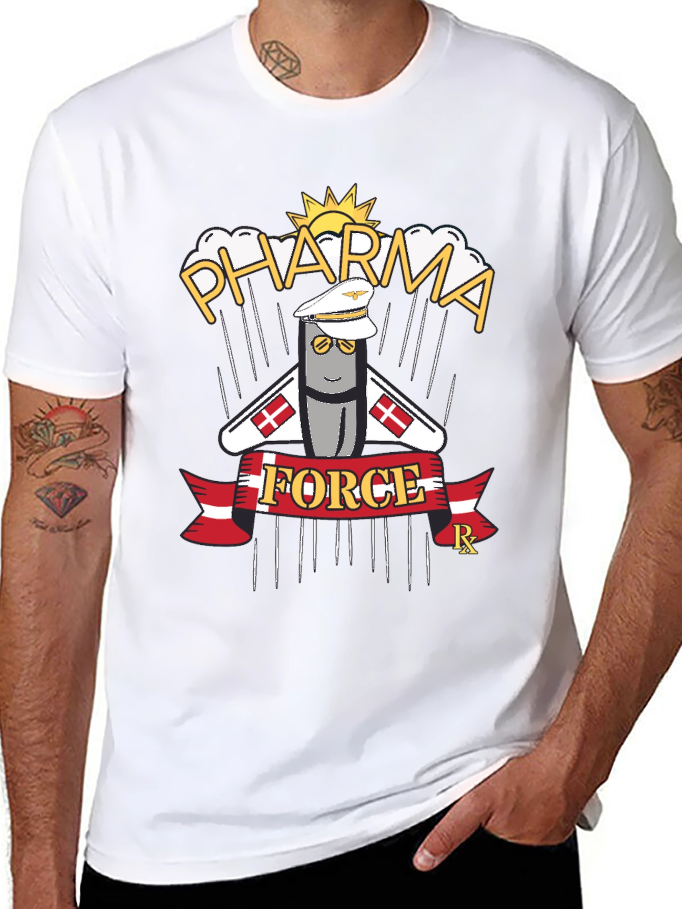 Pharma Force Graphic Tee - Funny Novelty T-Shirt