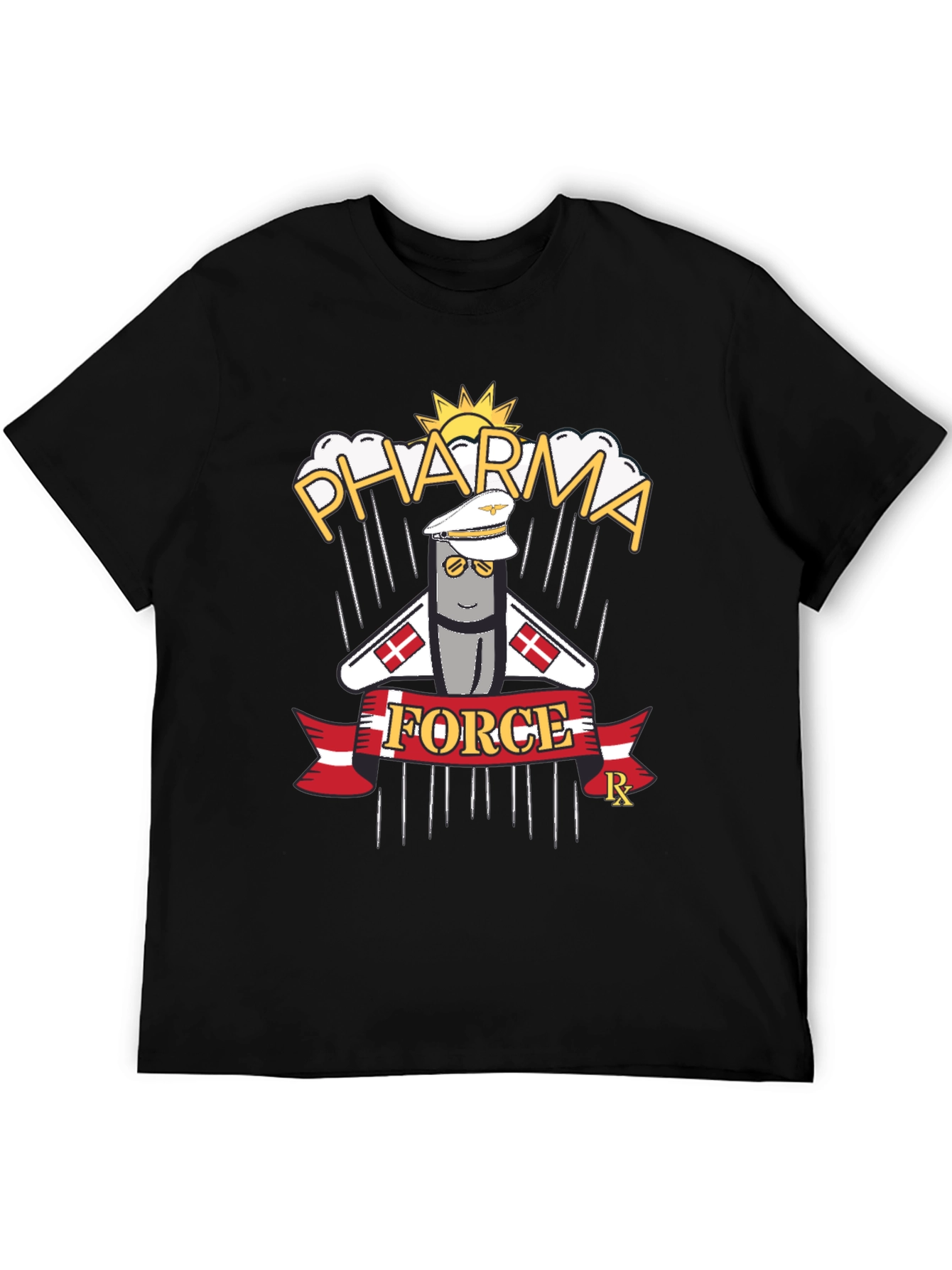 Pharma Force Graphic Tee - Funny Novelty T-Shirt