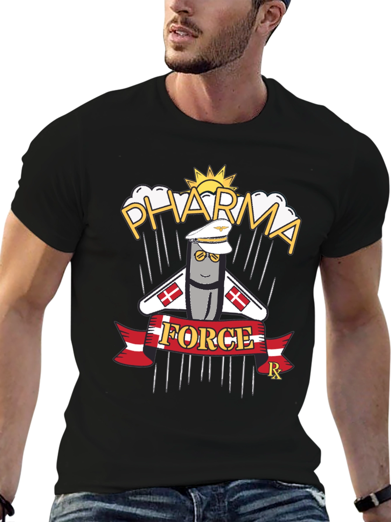 Pharma Force Graphic Tee - Funny Novelty T-Shirt