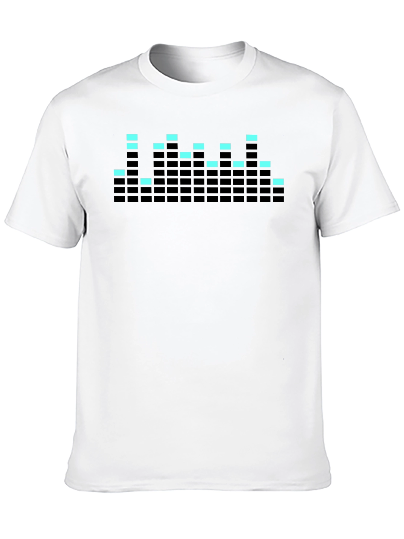 Retro Equalizer Graphic Tee - Black