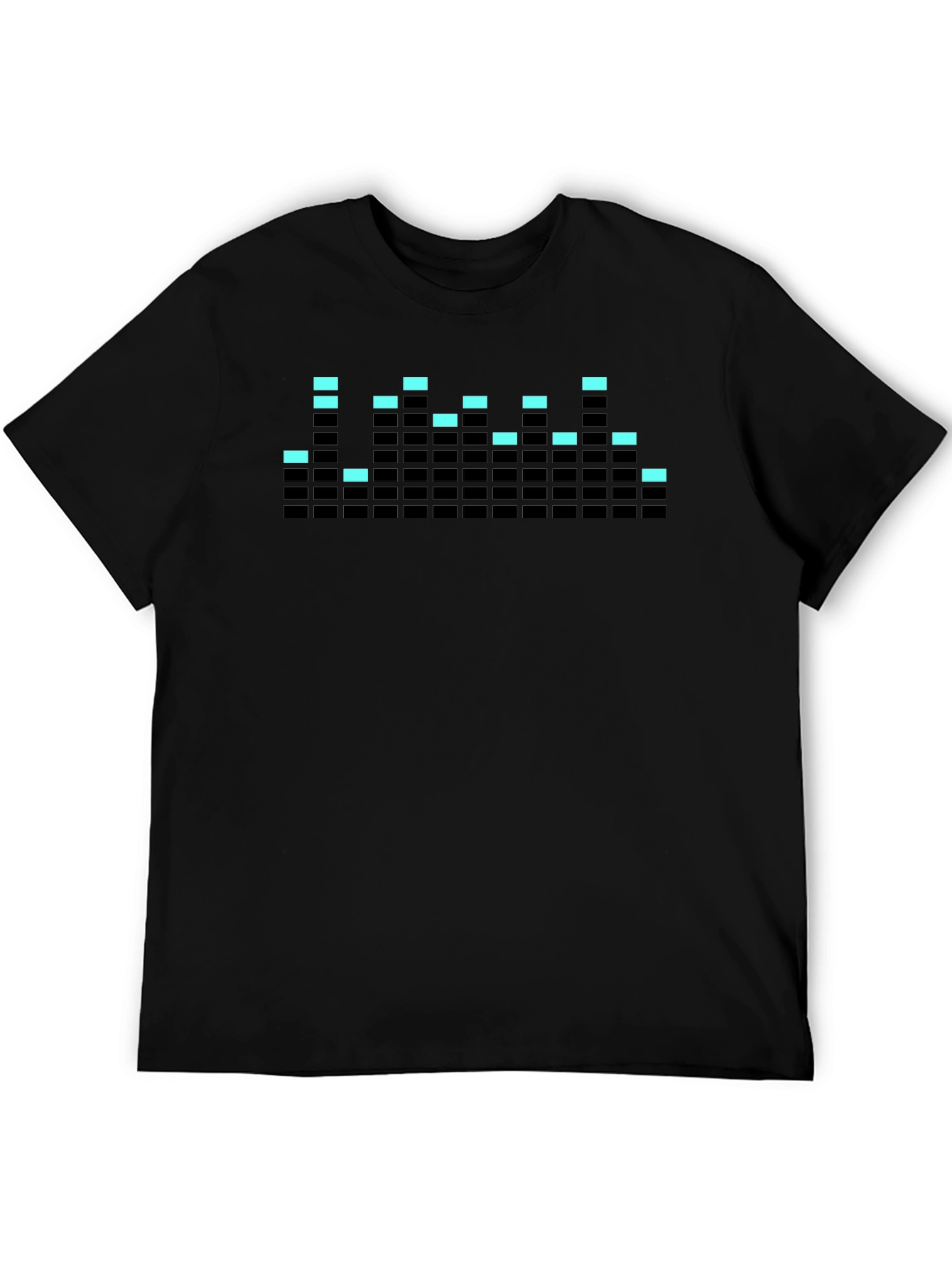 Retro Equalizer Graphic Tee - Black
