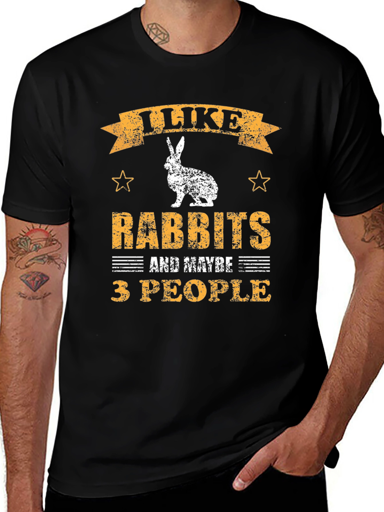 I Like Rabbits T-Shirt Funny Animal Lover Tee