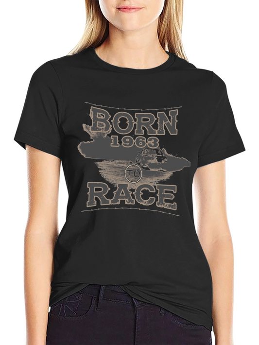 Born 1963 to Race Graphic Tee - Black