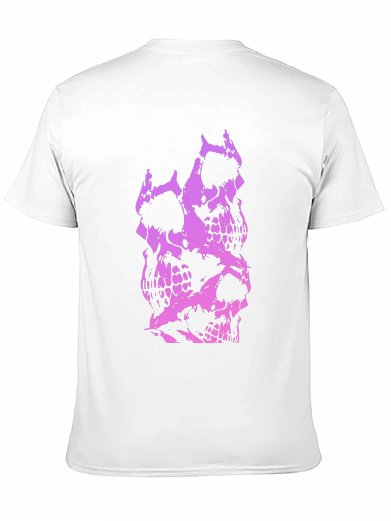 Skull Stack Graphic Tee - Black