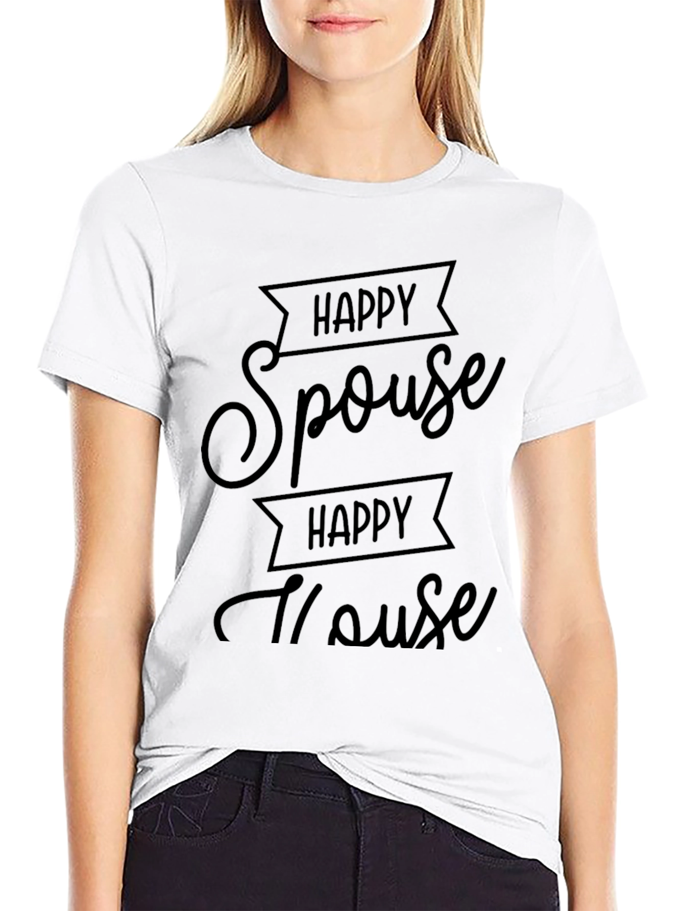 Happy Spouse Happy House Graphic Tee