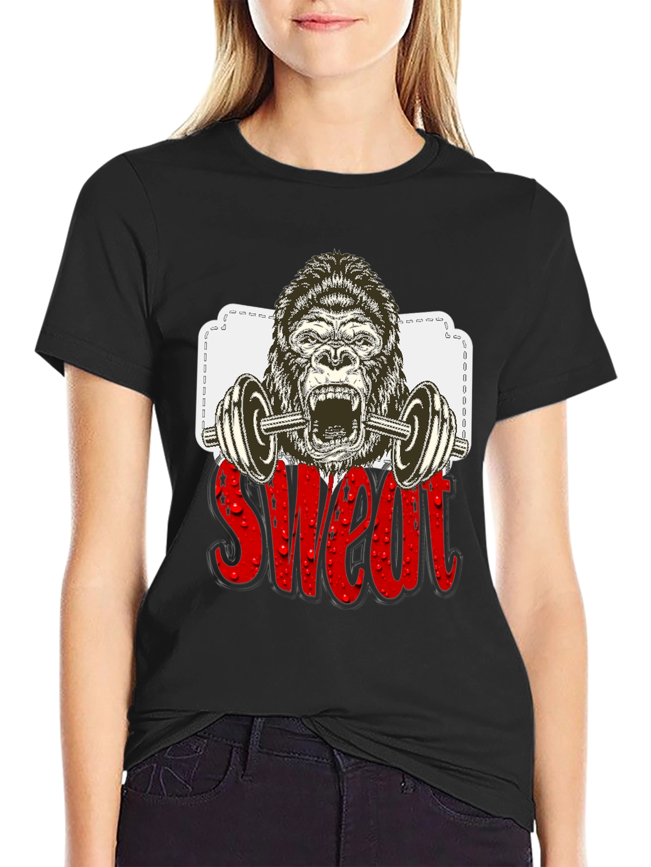 Gorilla Sweat Black T-Shirt